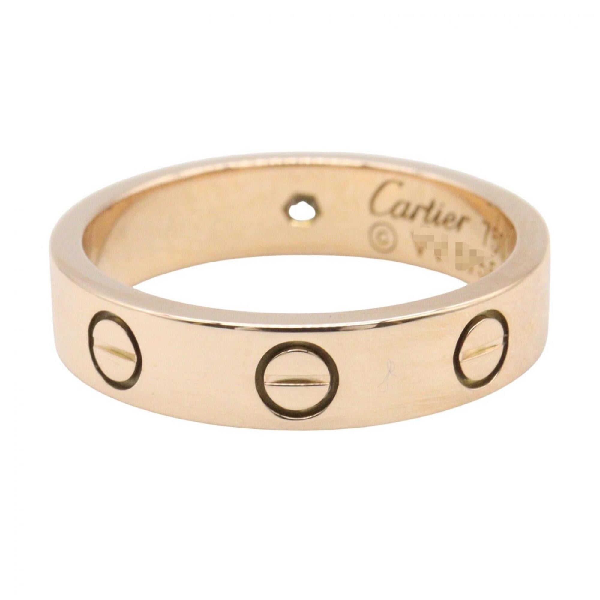 Cartier Gold Clear Pink Gold (18K) Band Ring (Pre-Owned)