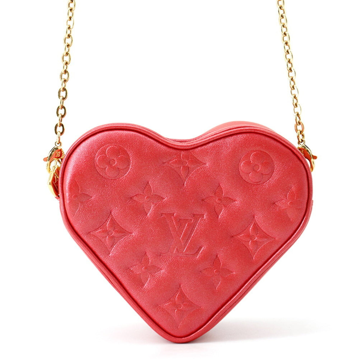 Louis Vuitton Monogram Red Color Monogram Shoulder Bag (Pre-Owned)
