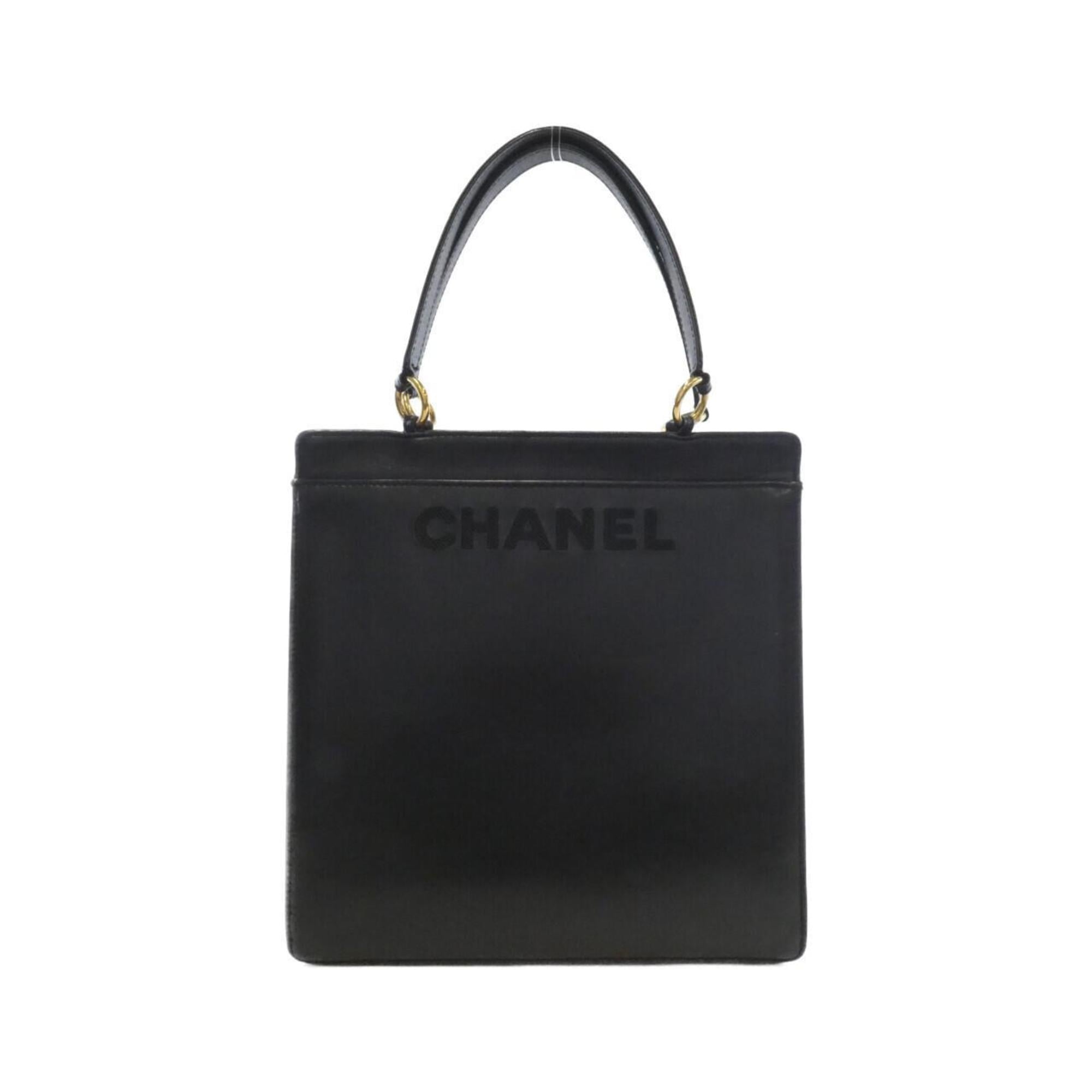 Chanel Black Leather Handbag (Pre-Owned)