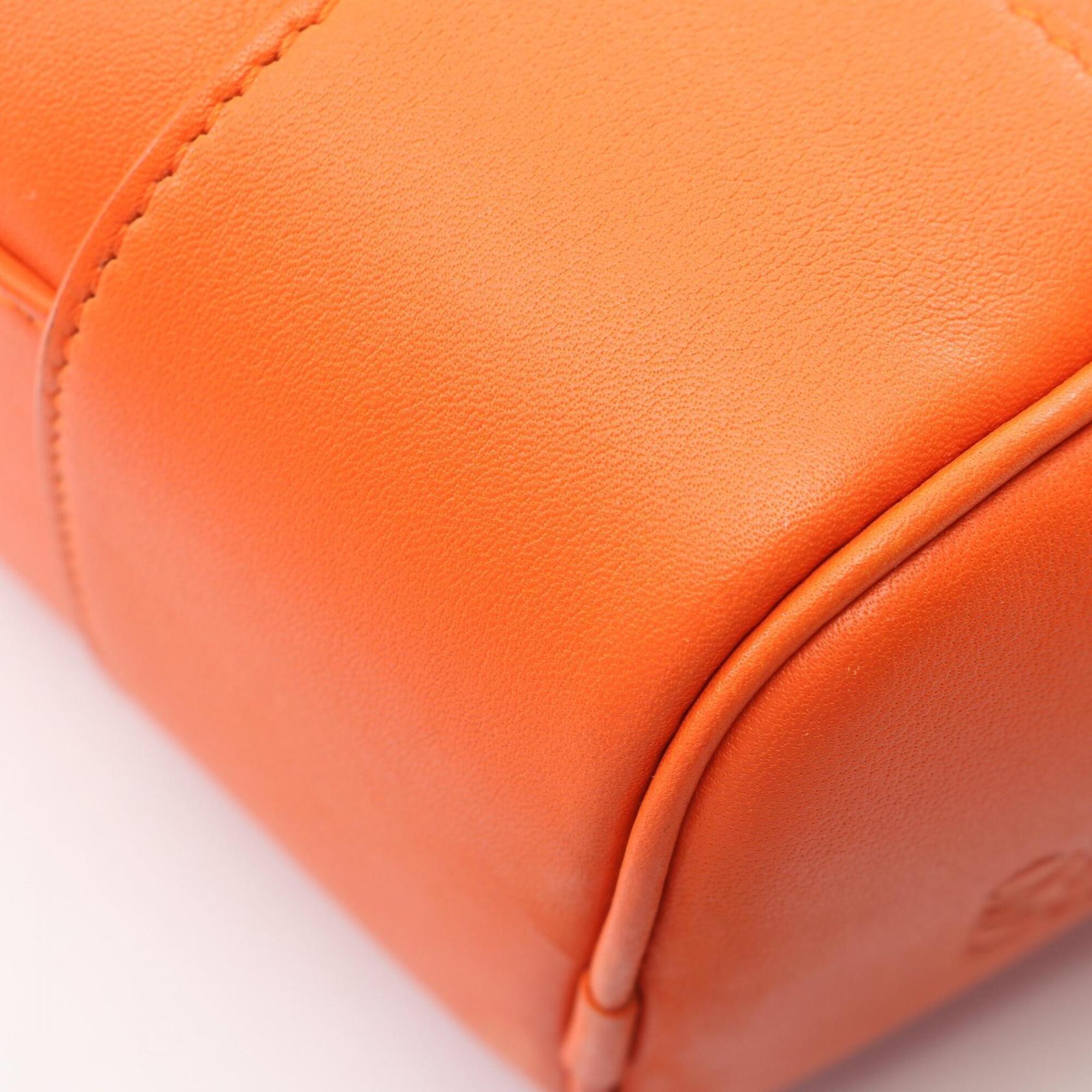 Loewe Orange Leather Handbag (Pre-Owned)