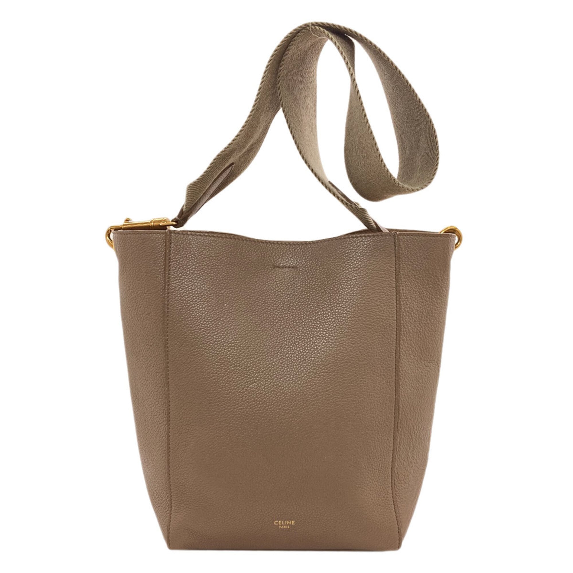 Celine Grayish Shoulder Bag (Pre-Owned)