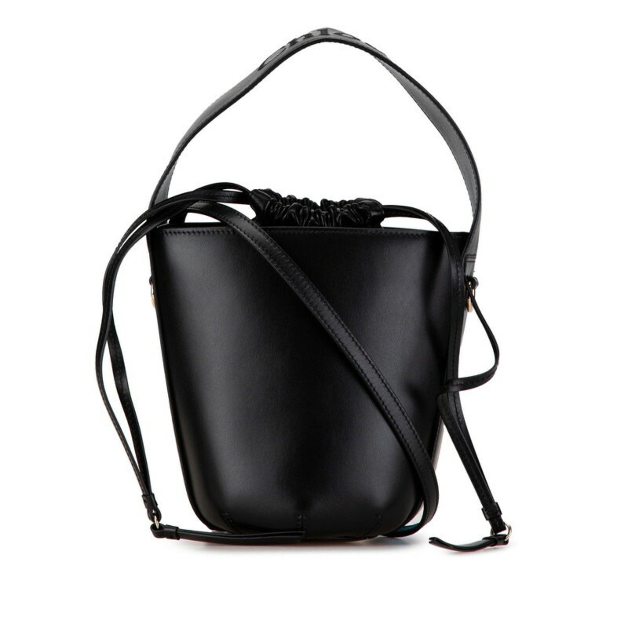 Chloé Black Leather Shoulder Bag (Pre-Owned)