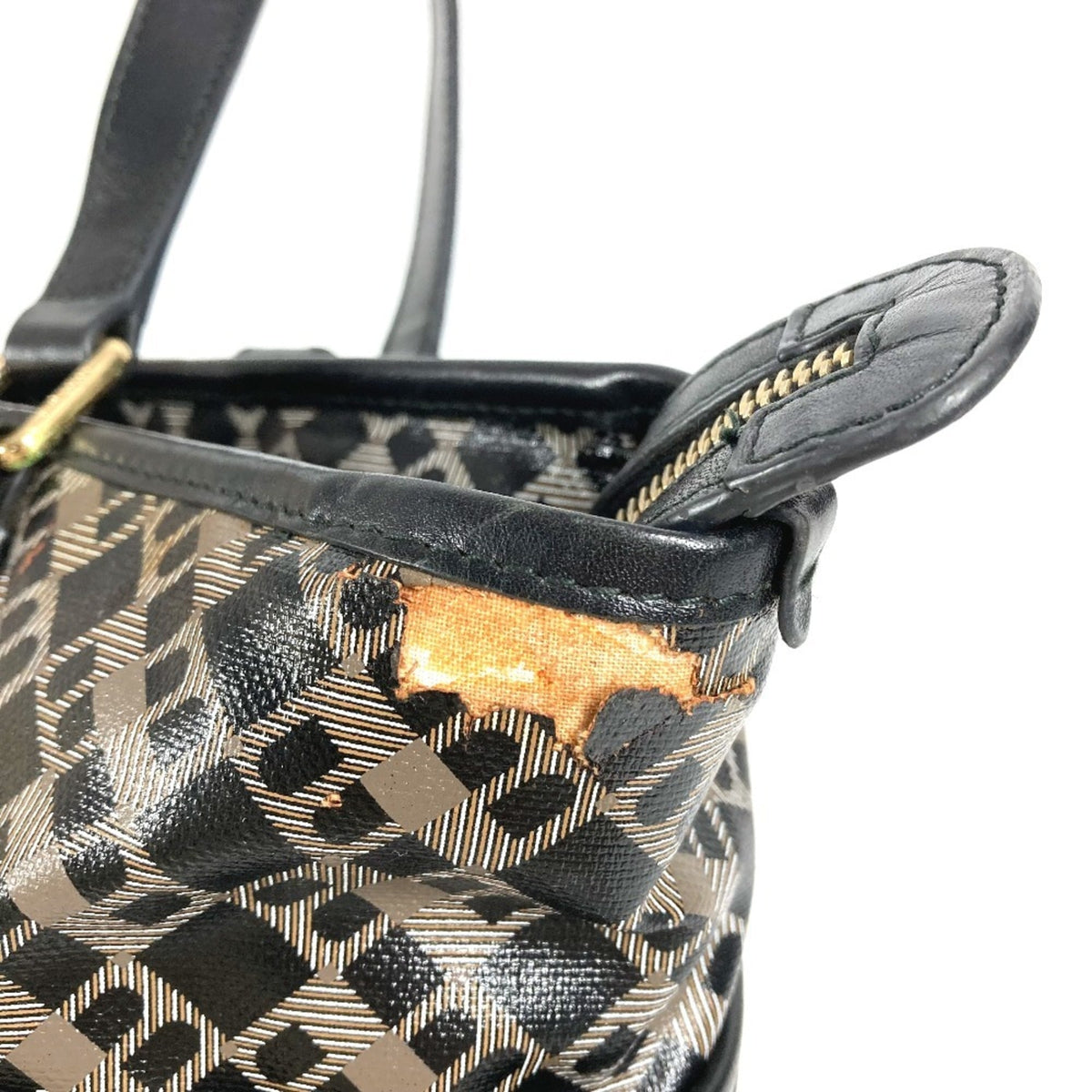 Bally Black Pvc Tote Bag (Pre-Owned)