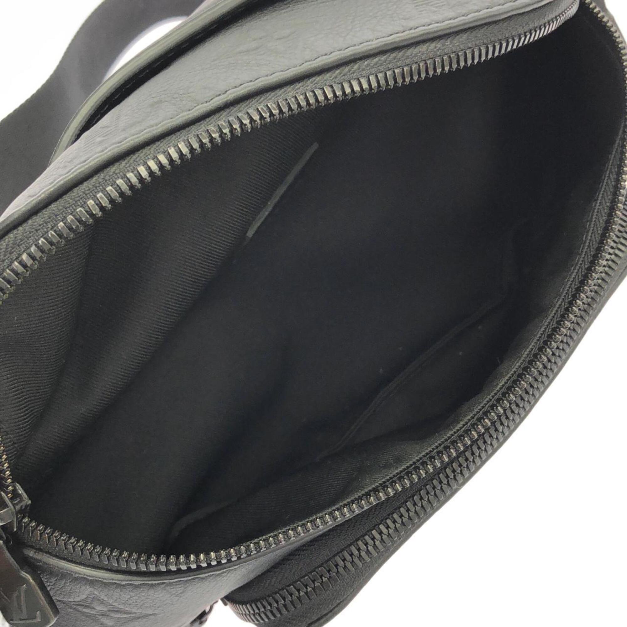 Louis Vuitton Monogram Shadow Black Monogram Shadow Shoulder Bag (Pre-Owned)