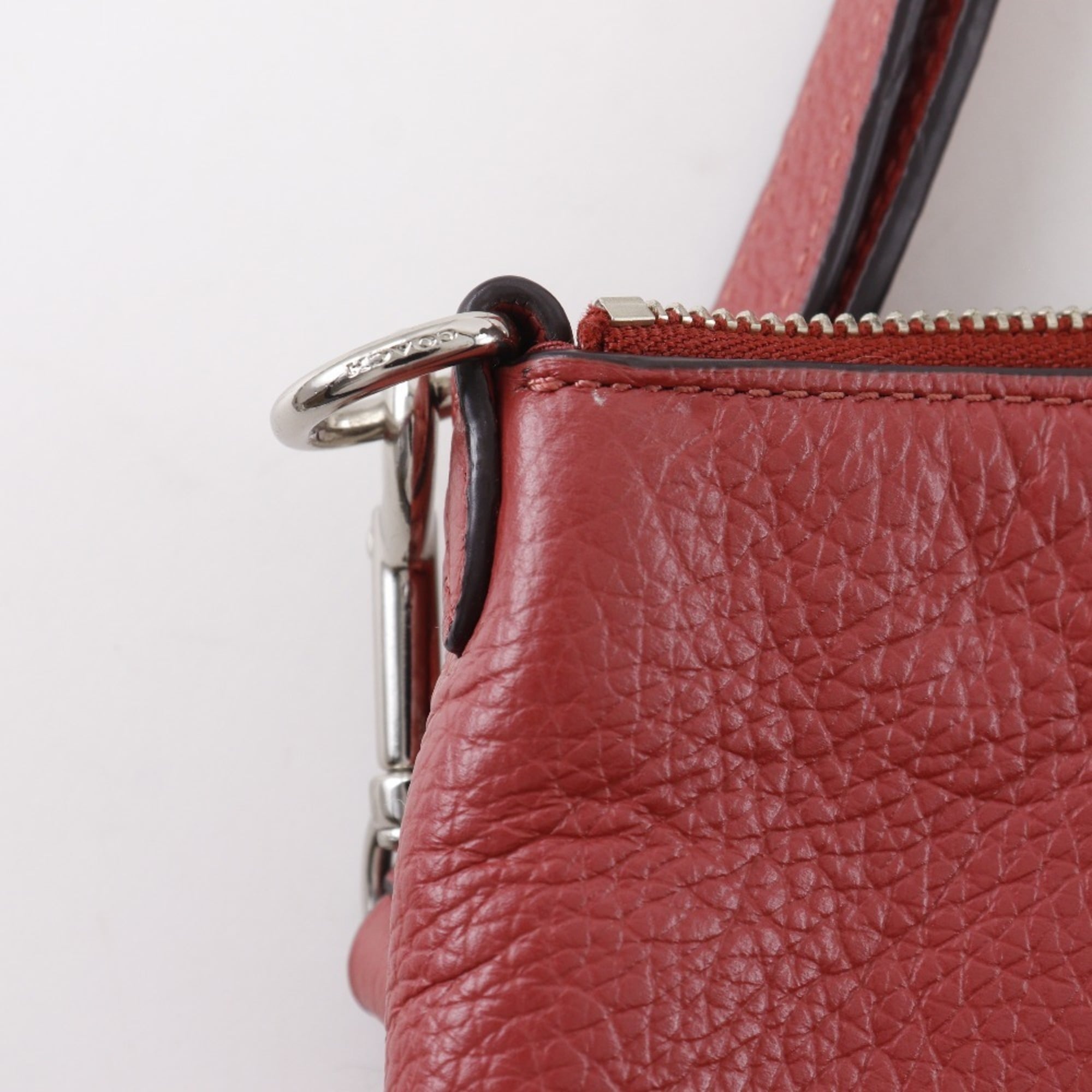 Coach Pink Leather Handbag (Pre-Owned)