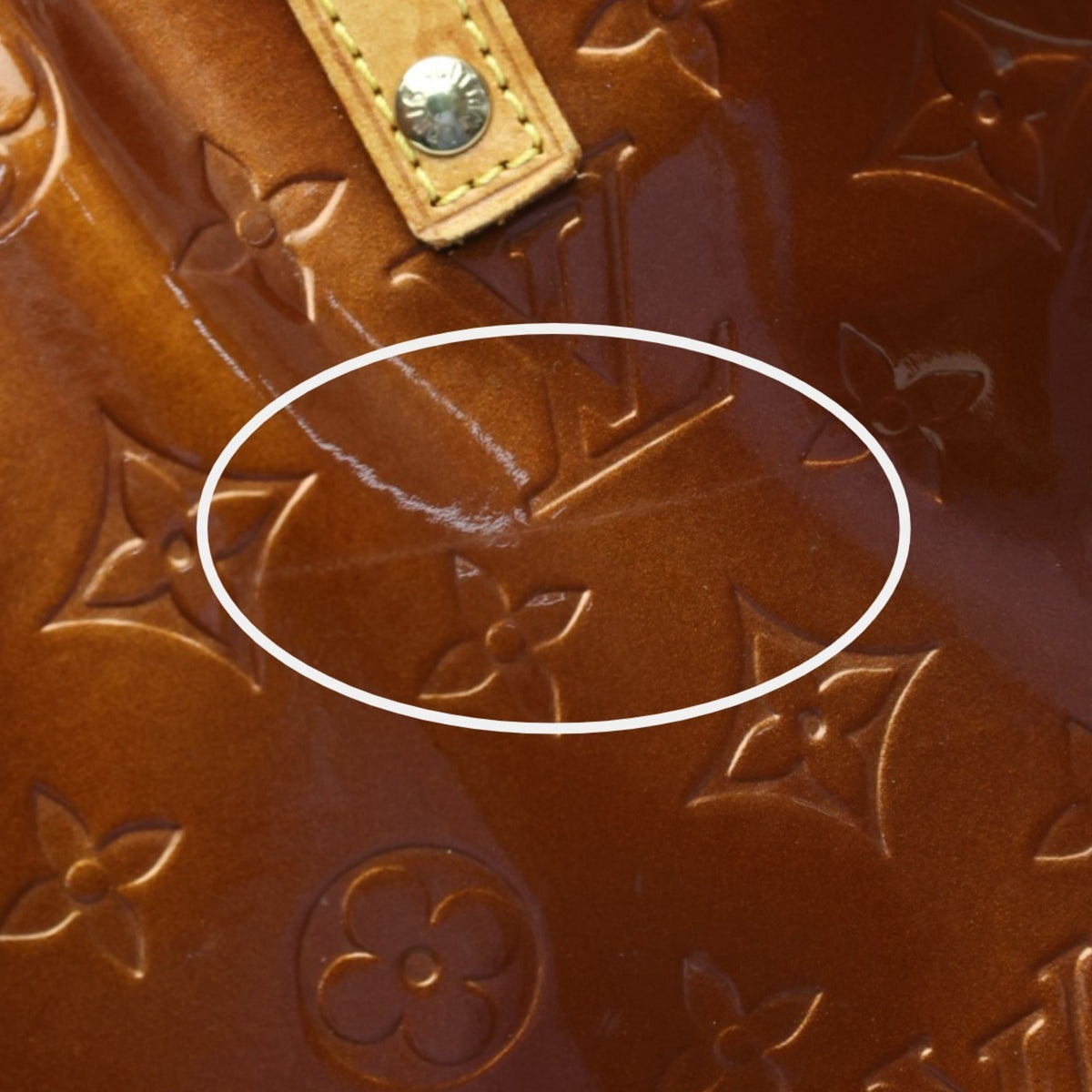 Louis Vuitton Monogram Vernis Bronze Monogram Vernis Handbag (Pre-Owned)