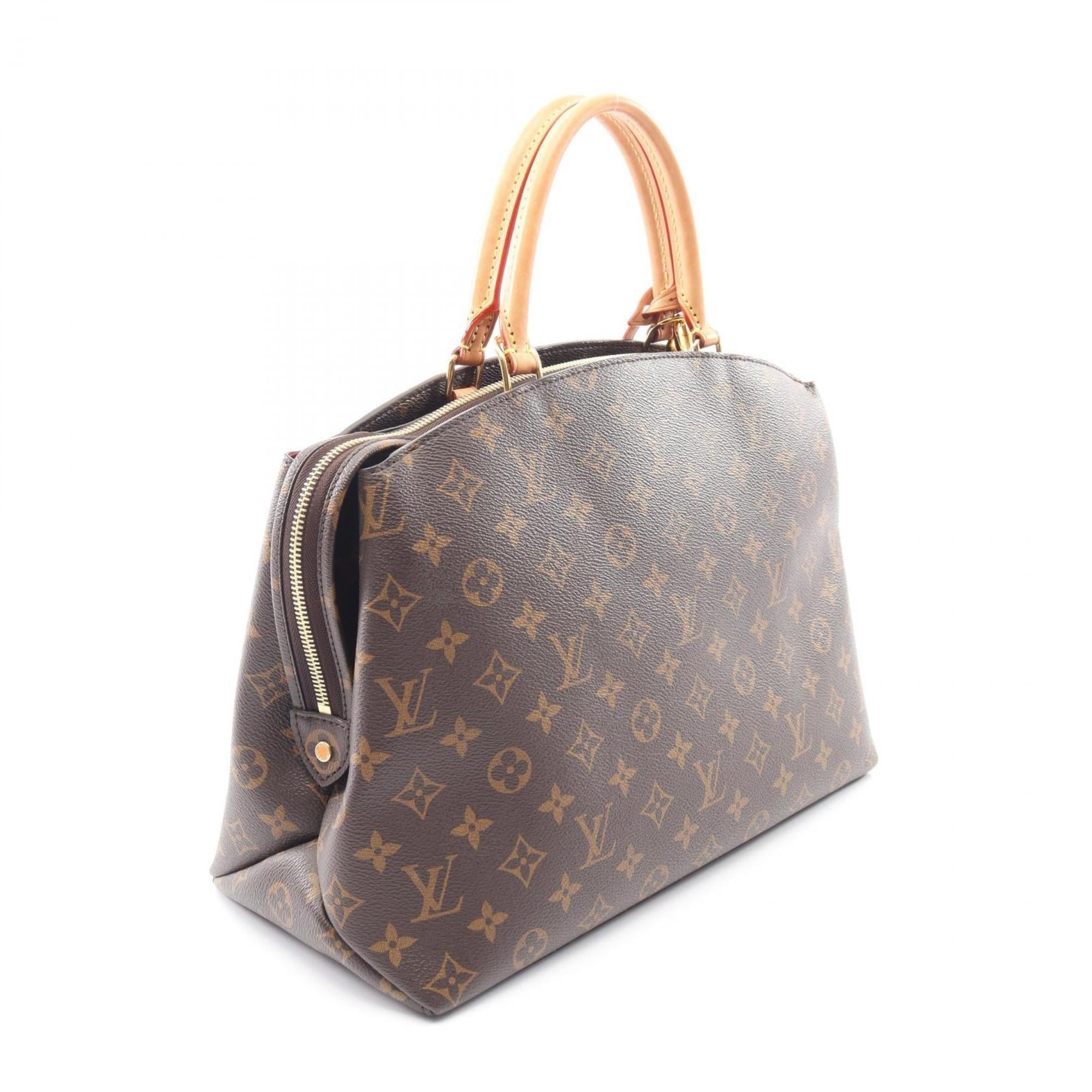 Louis Vuitton Brown Monogram Coated Canvas Leather Handbag (Pre-Owned)