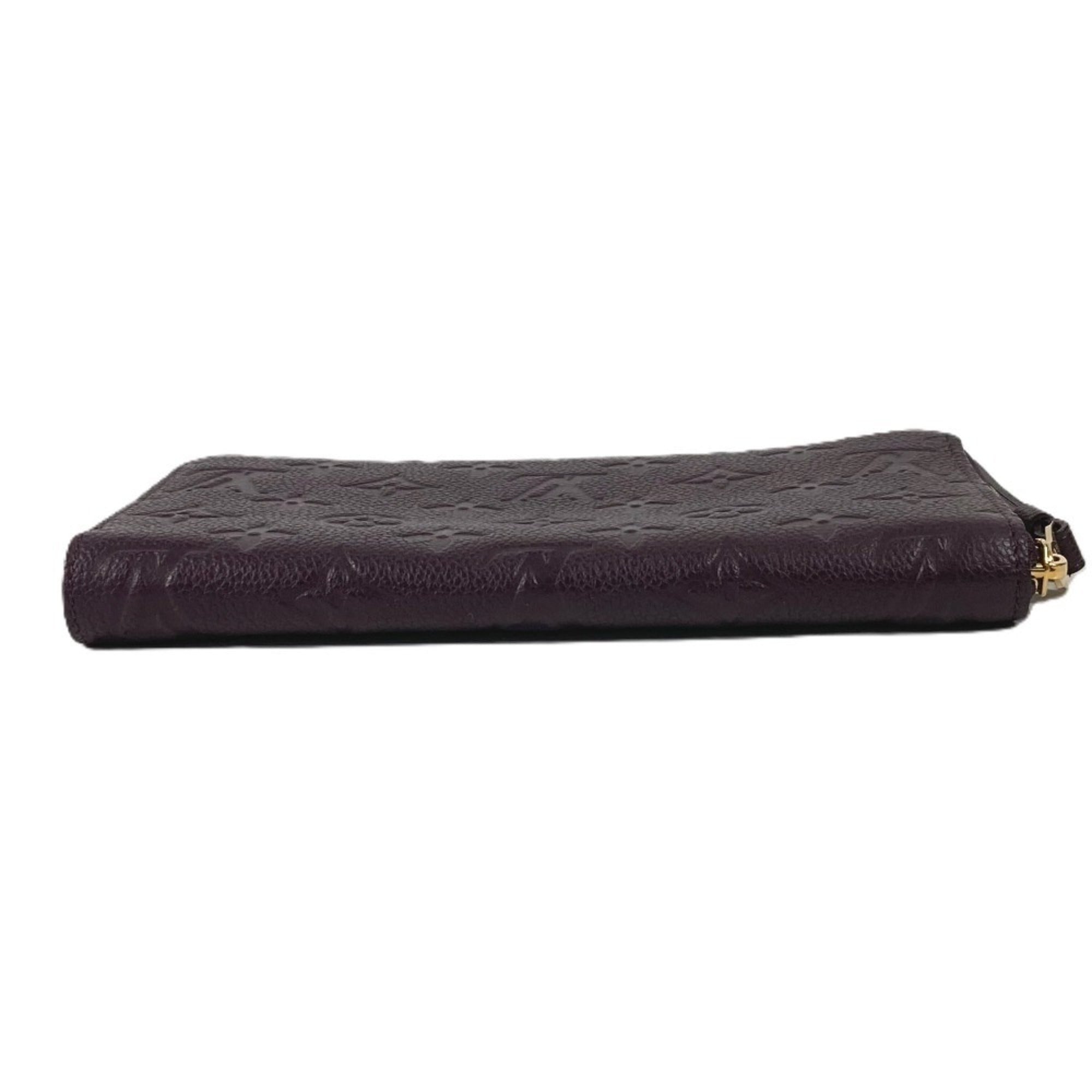 Louis Vuitton Monogram Empreinte Orb Purple Monogram Empreinte Long Wallet (Bi-Fold) (Pre-Owned)