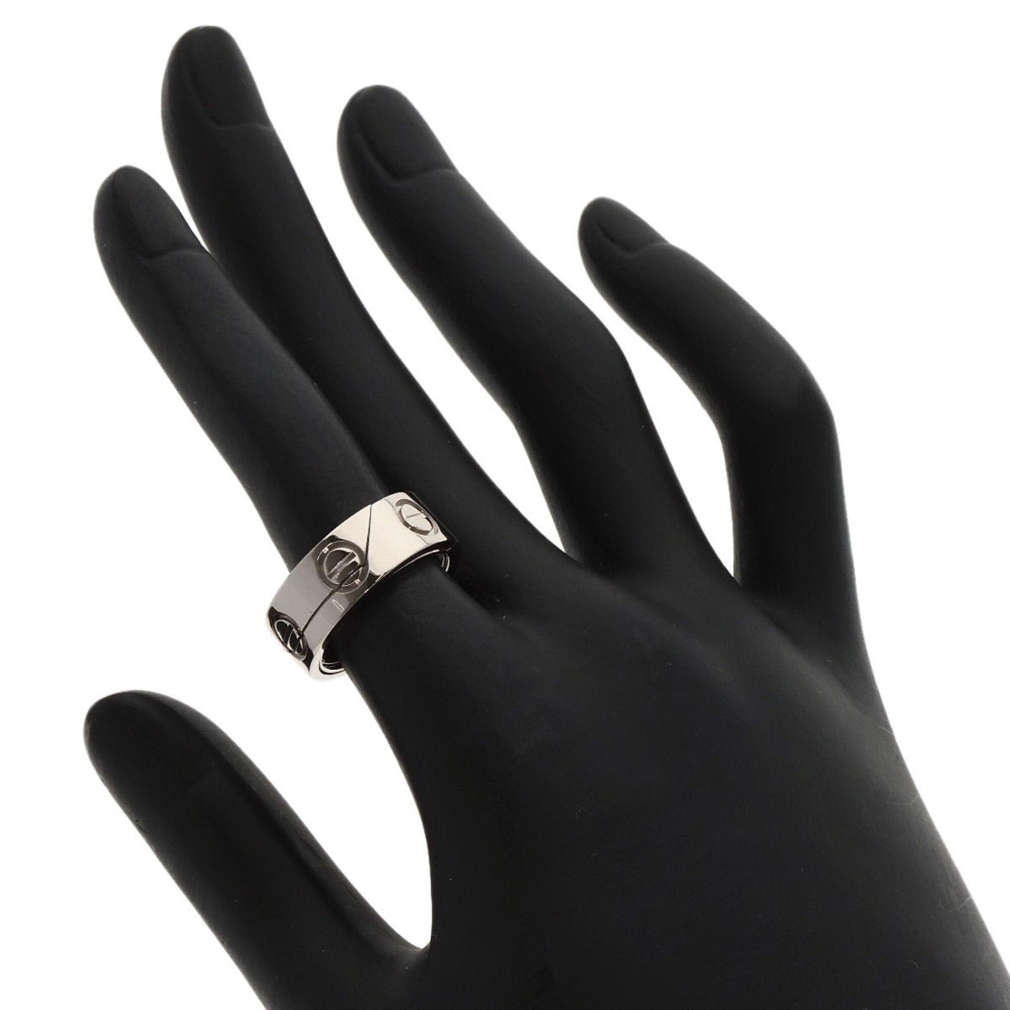 Cartier White Gold White Gold (18K) Band Ring (Pre-Owned)