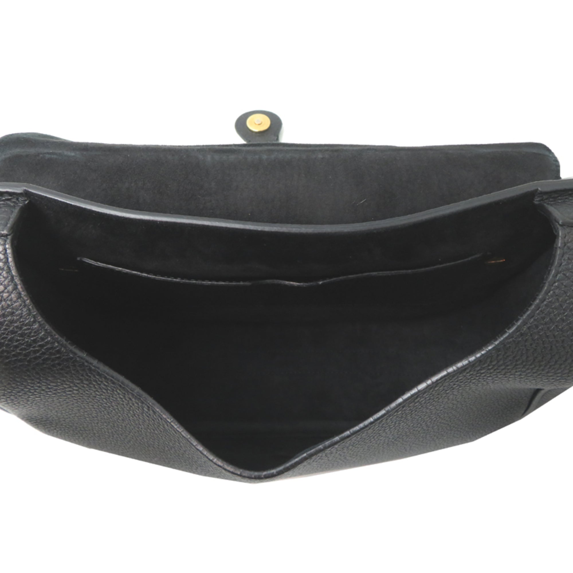 Christian Dior Black Leather Shoulder Bag (Pre-Owned)