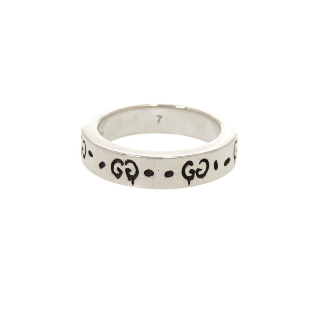 Gucci Silver Silver 925 Band Ring (Pre-Owned)