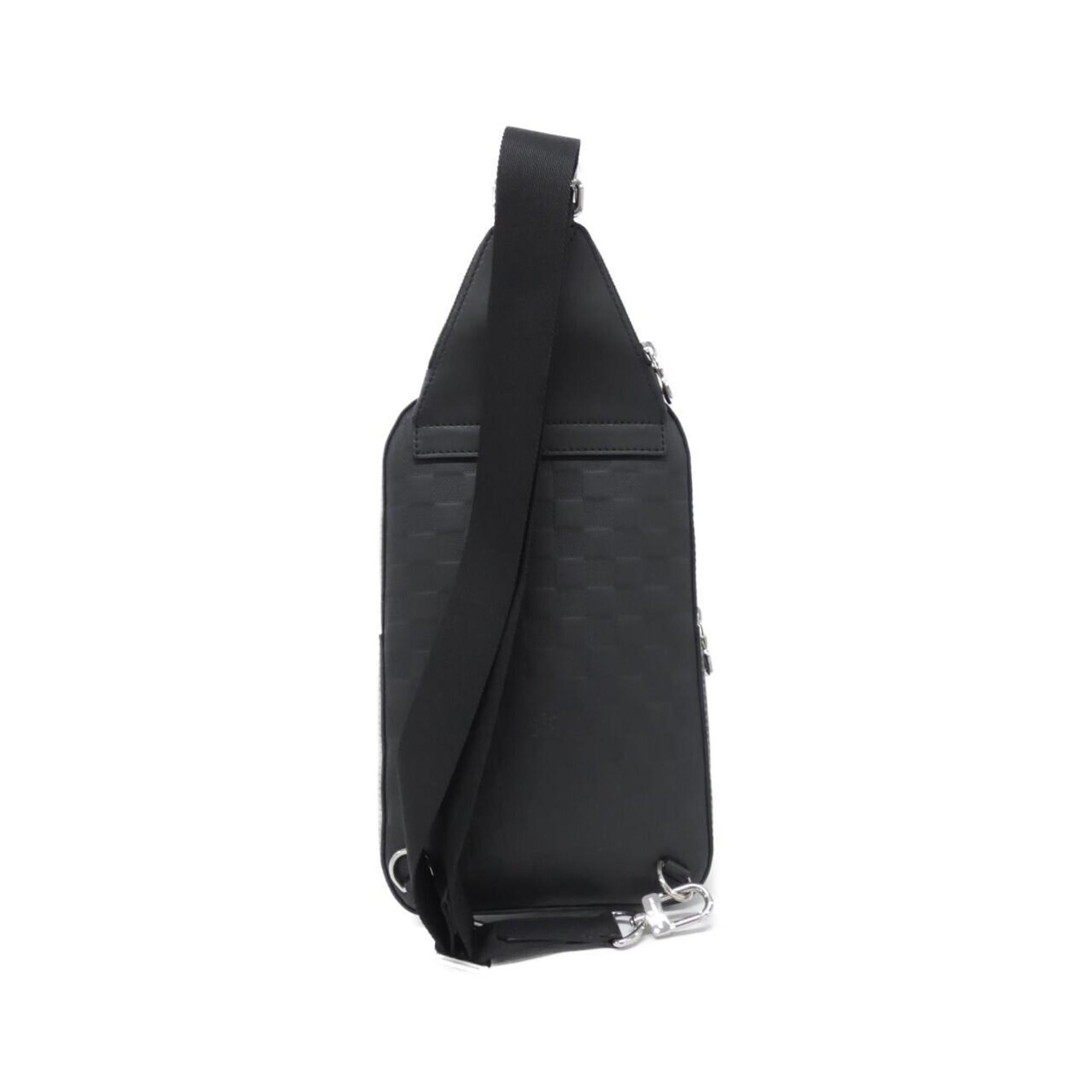 Louis Vuitton Black Leather Sling Bag (Pre-Owned)