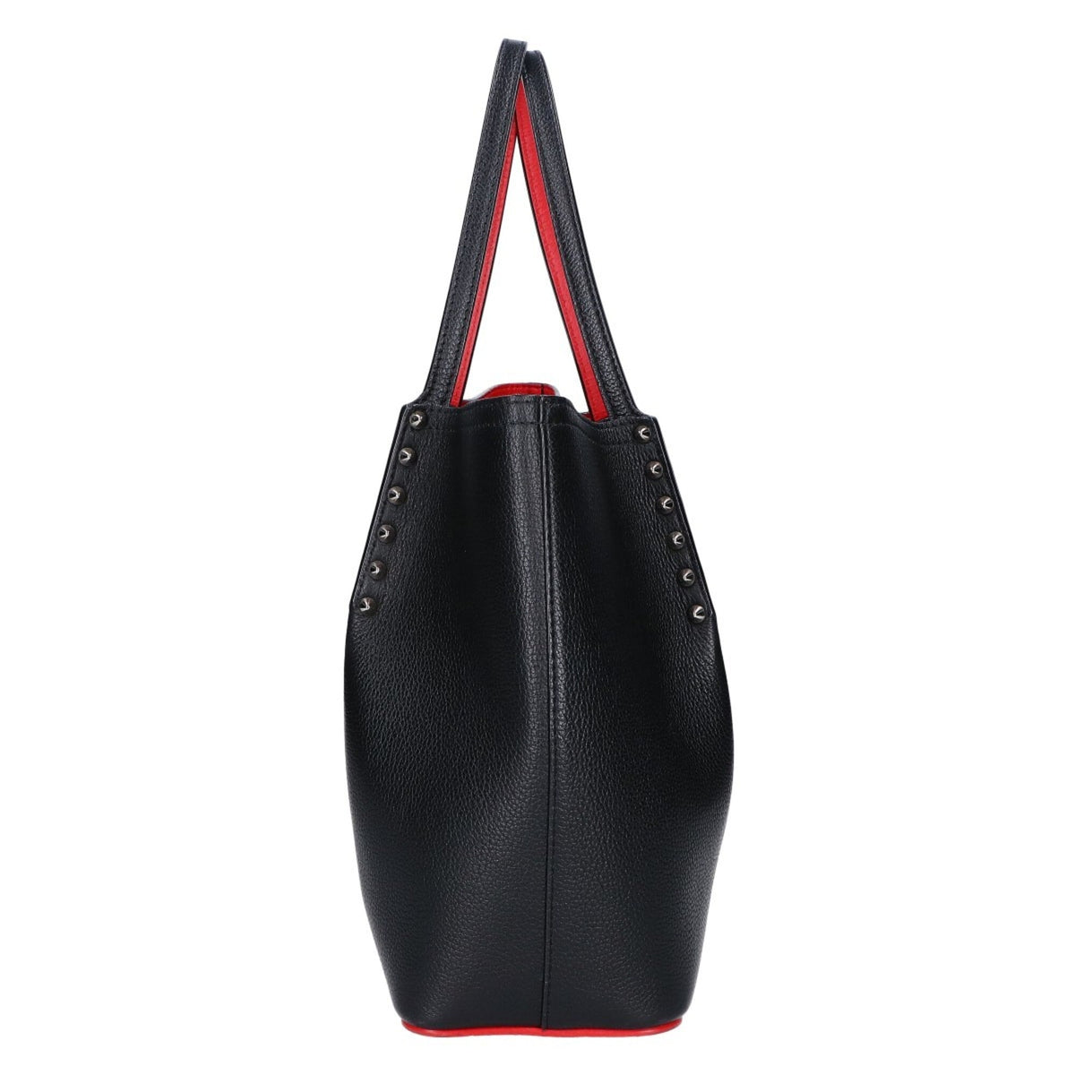 Christian Louboutin Black Leather Tote Bag (Pre-Owned)