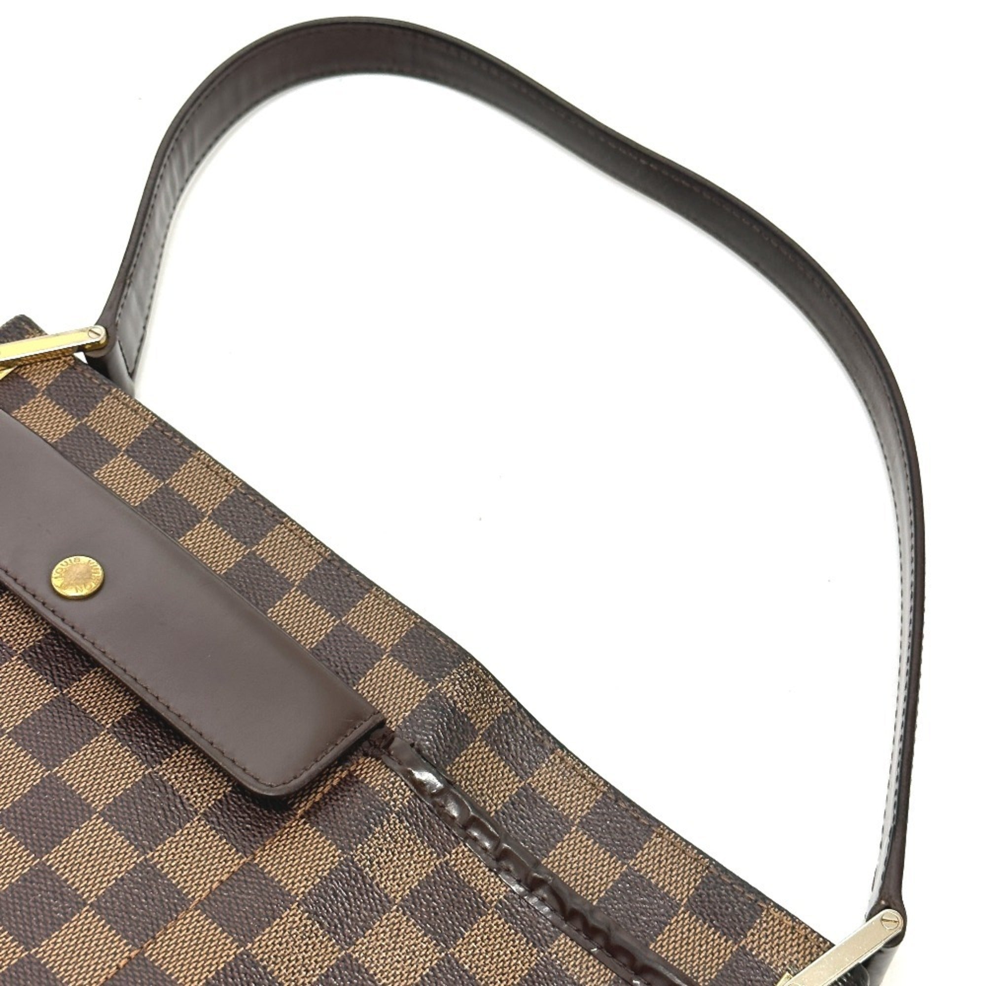 Louis Vuitton Damier Brown Ebene Damier Canvas Shoulder Bag (Pre-Owned)
