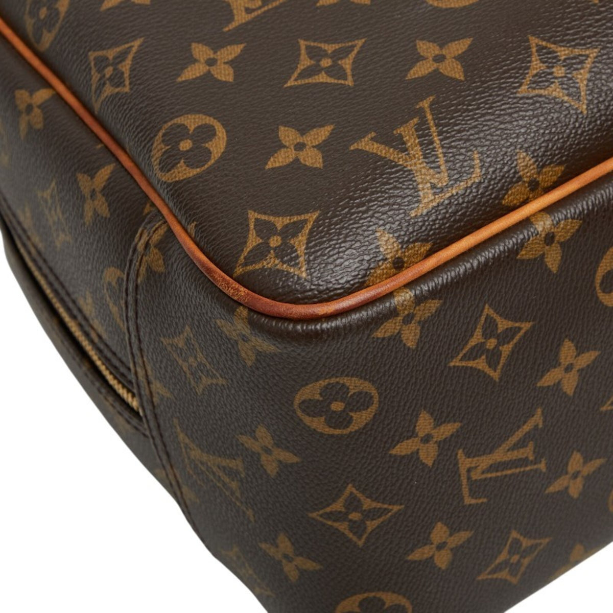 Louis Vuitton Brown Monogram Pvc Leather Handbag (Pre-Owned)
