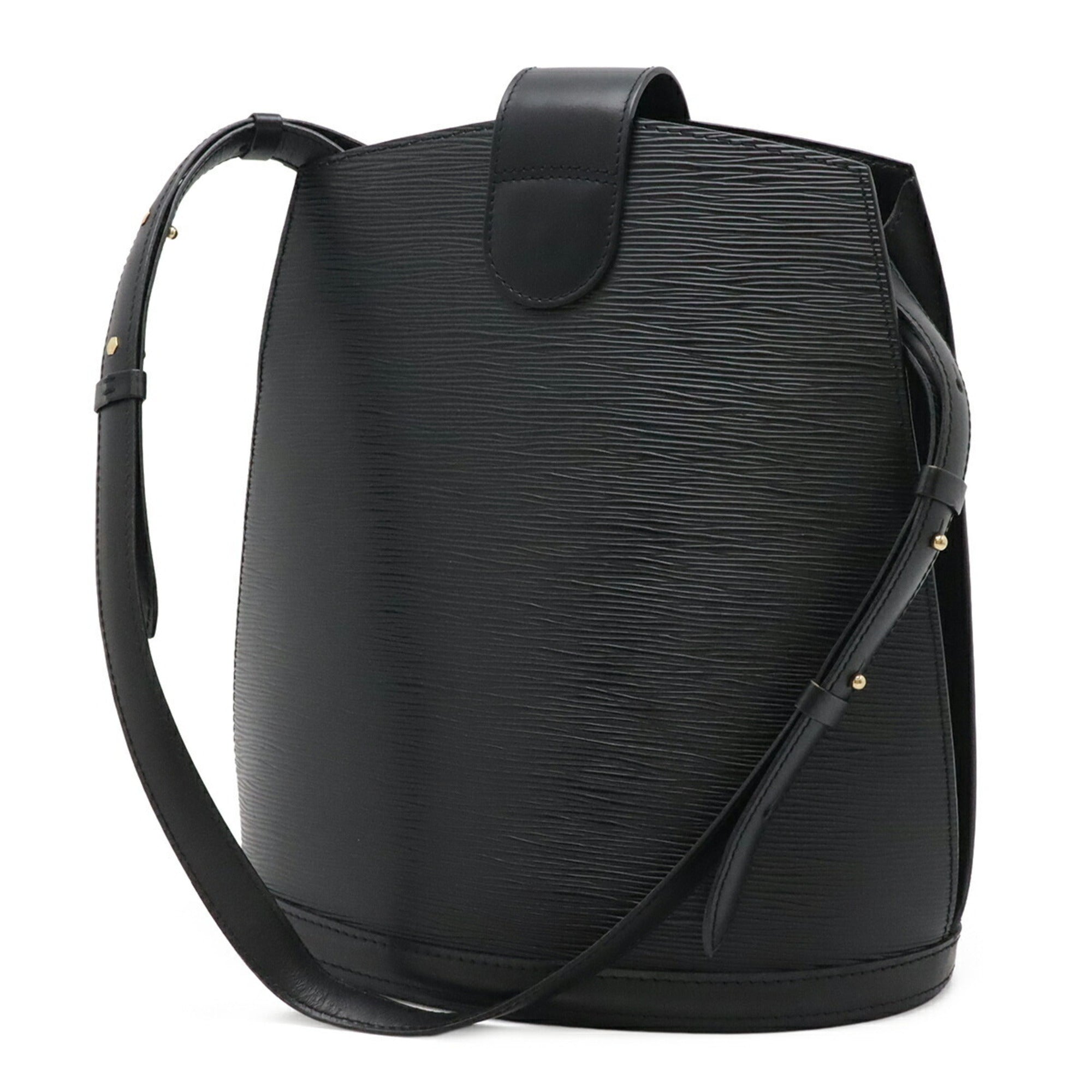 Louis Vuitton Epi Black Noir Epi Leather Shoulder Bag (Pre-Owned)