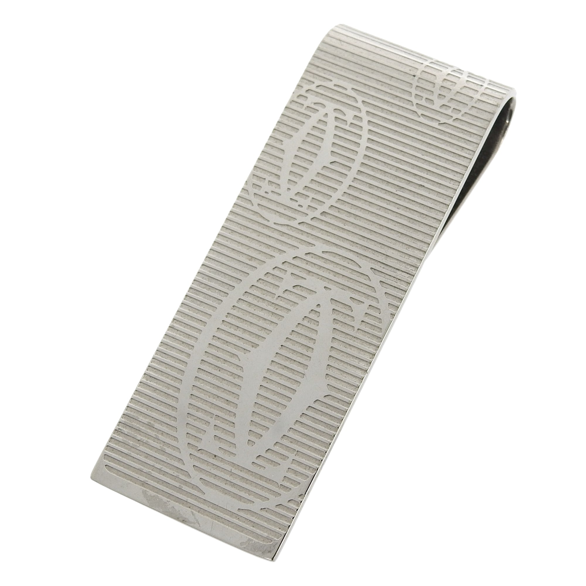 Cartier Happy Birthday Silver Metal Money Clip (Pre-Owned)