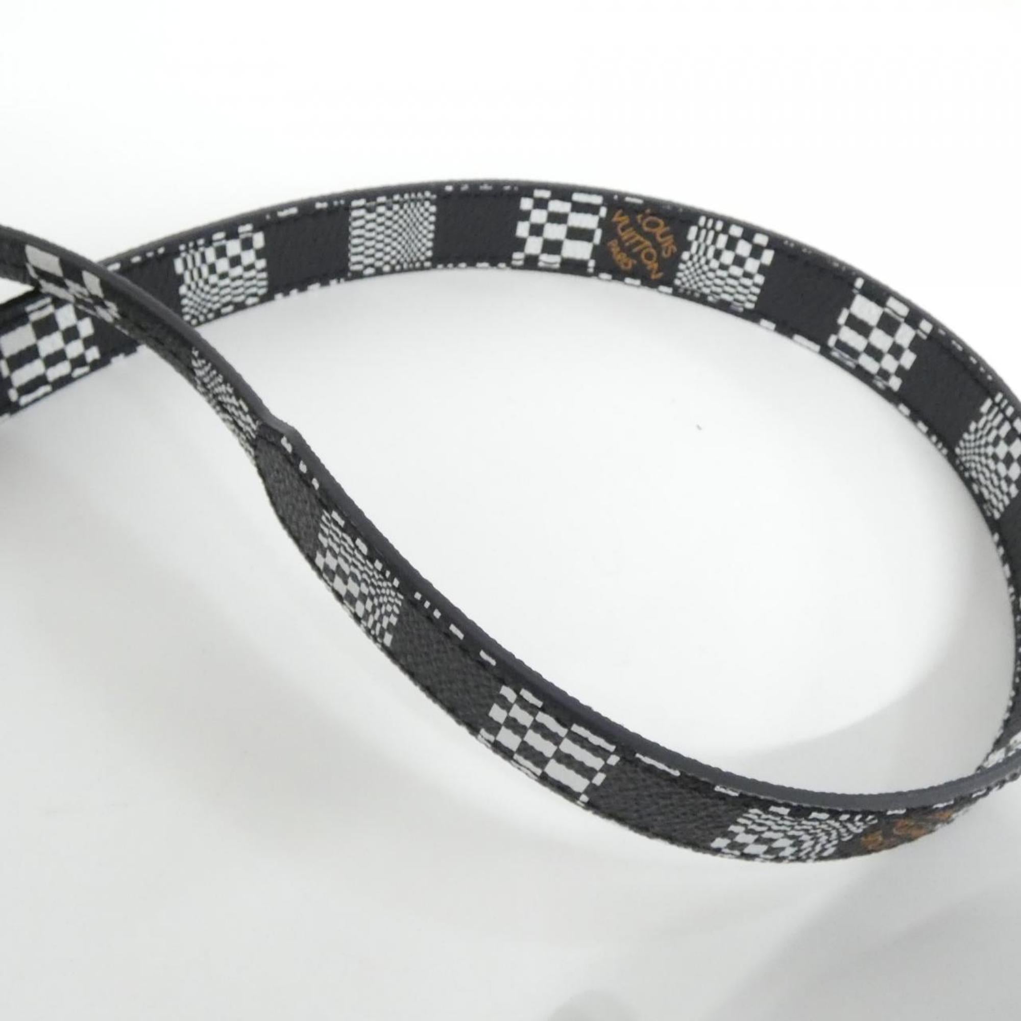 Louis Vuitton Damier Black Coated Canvas Shoulder Bag (Pre-Owned)