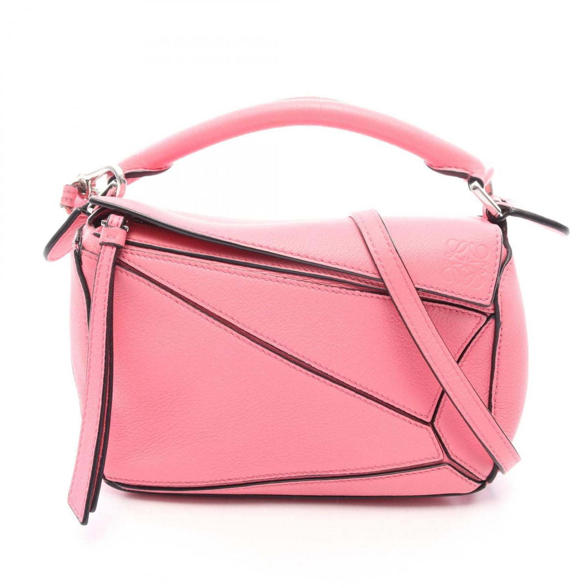 Loewe Pink Leather Handbag (Pre-Owned)