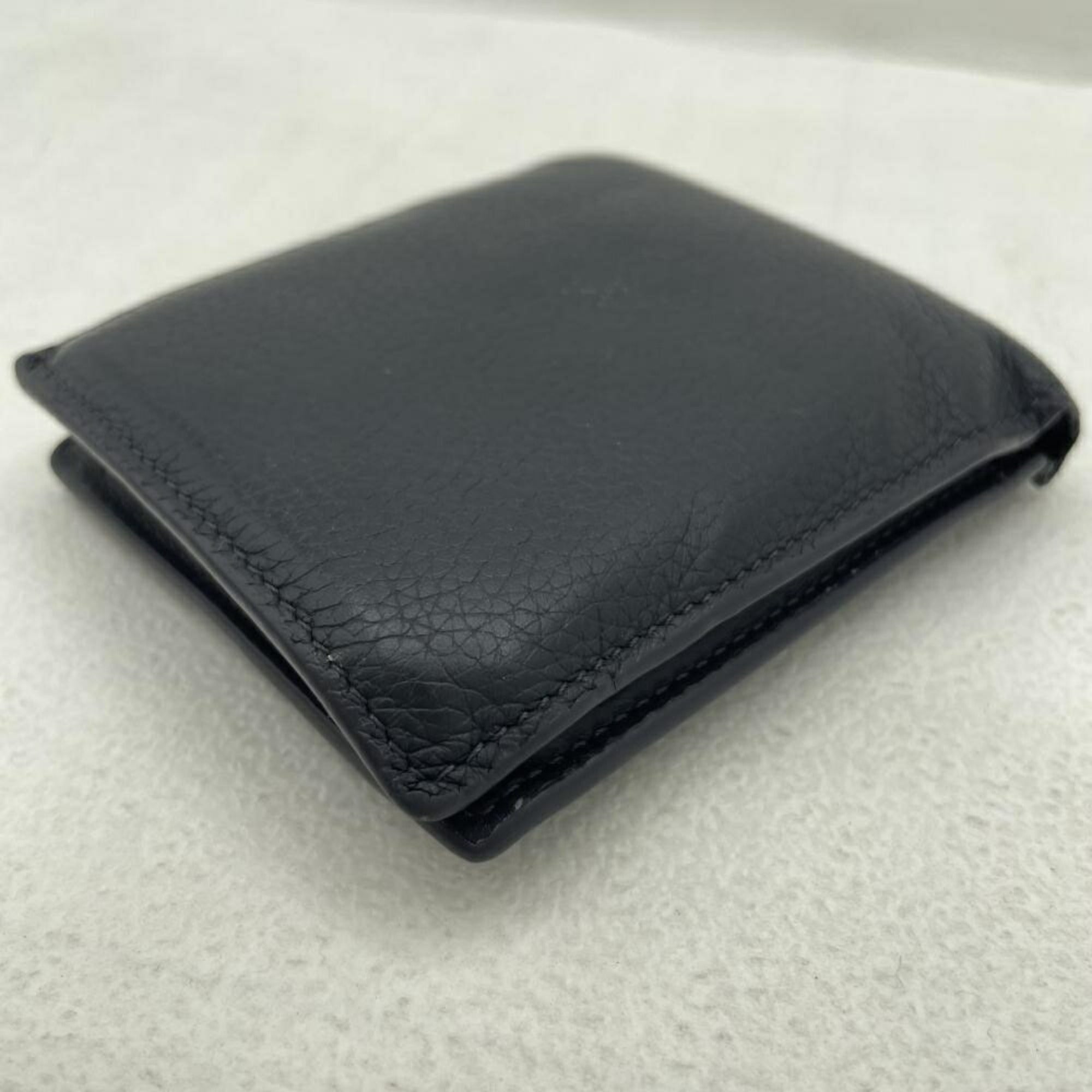Louis Vuitton Blue Leather Bill Wallet (Bi-Fold) (Pre-Owned)