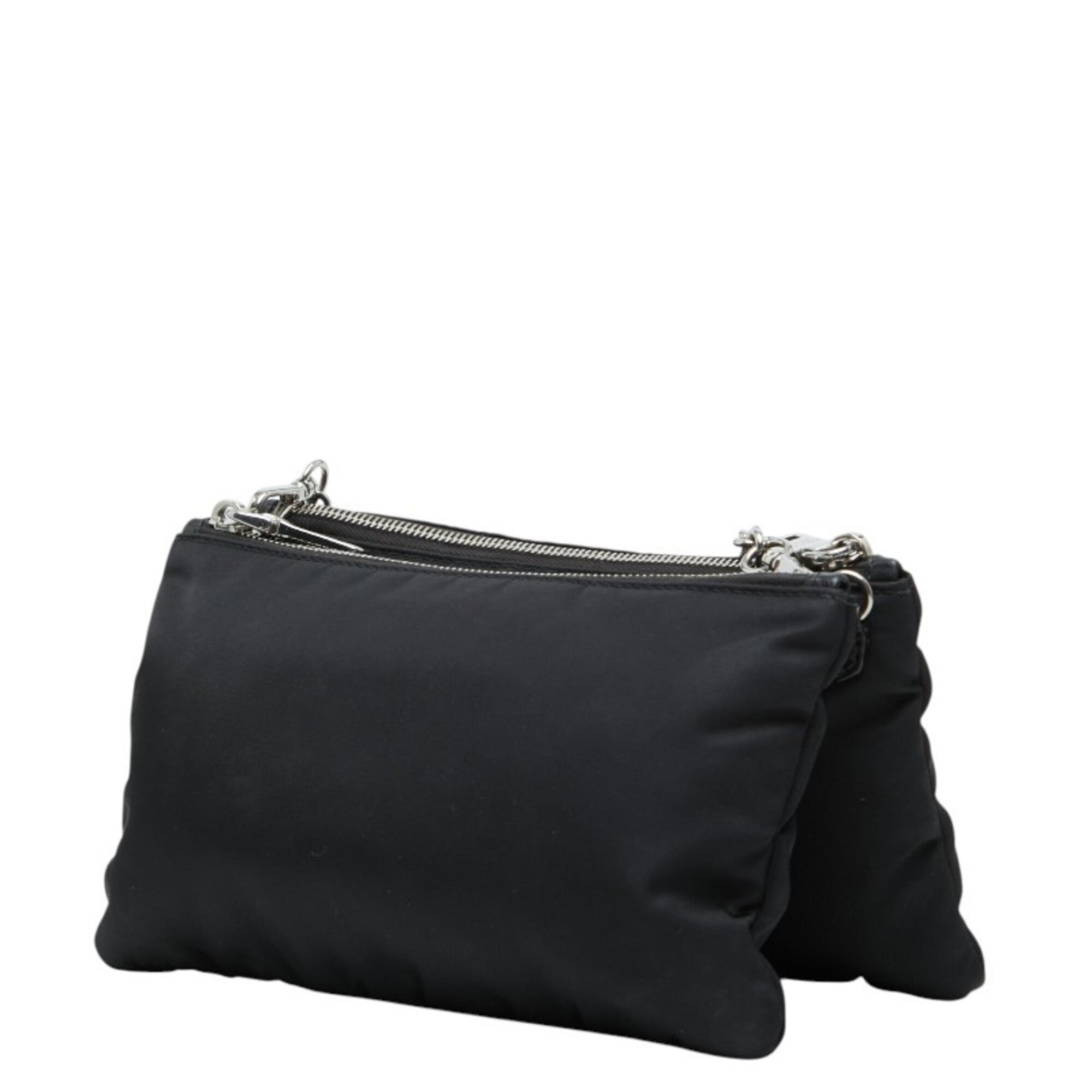 Prada Black Nylon Shoulder Bag (Pre-Owned)