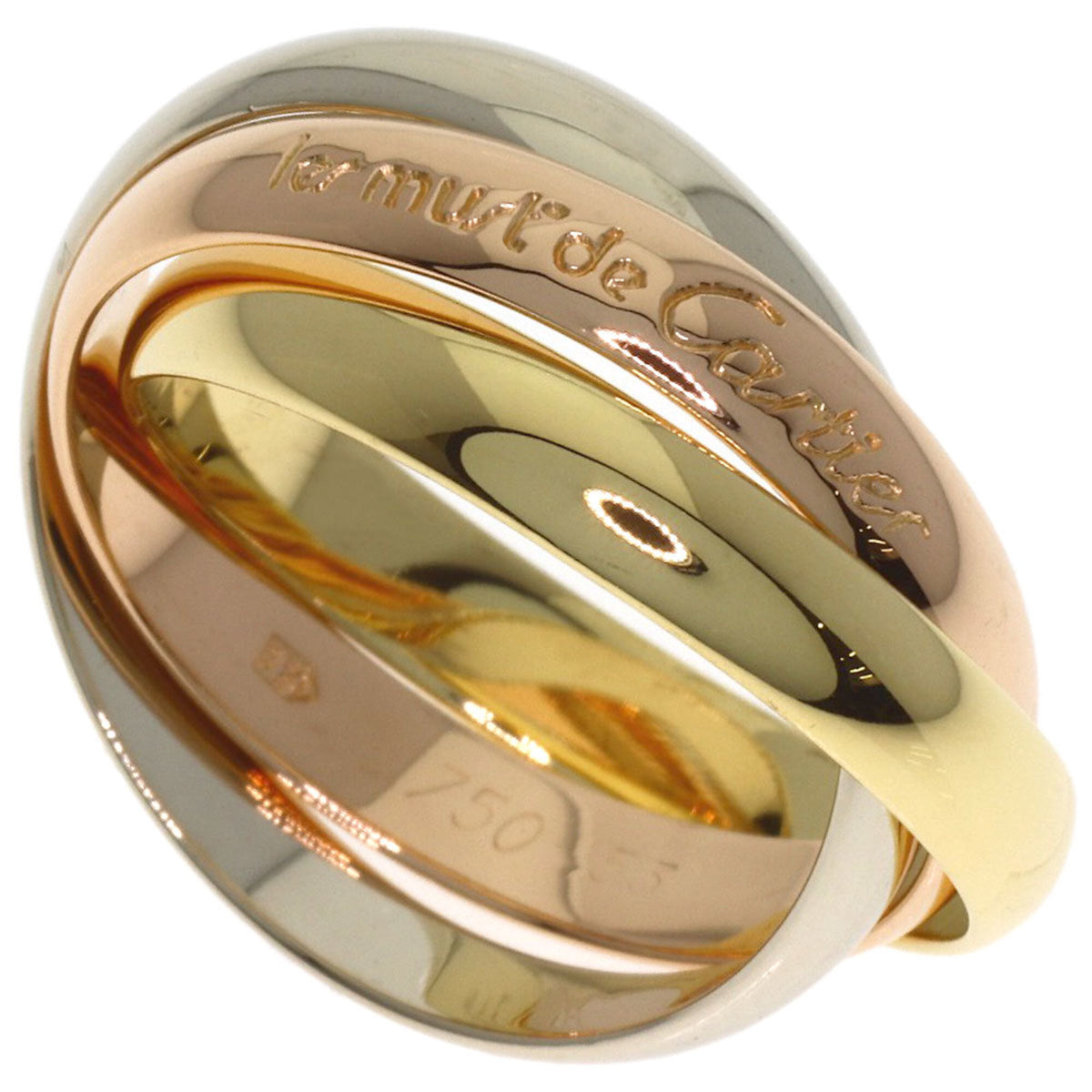 Cartier Yellow Gold (18K) Pink Gold (18K) White Gold (18K) Band Ring (Pre-Owned)