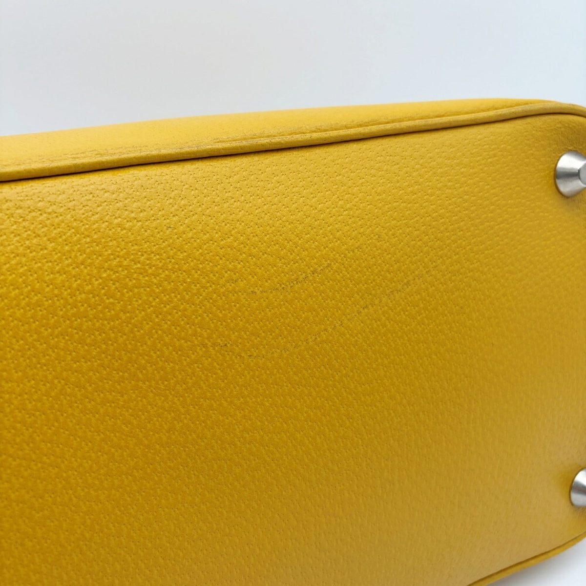 Prada Yellow Leather Tote Bag (Pre-Owned)