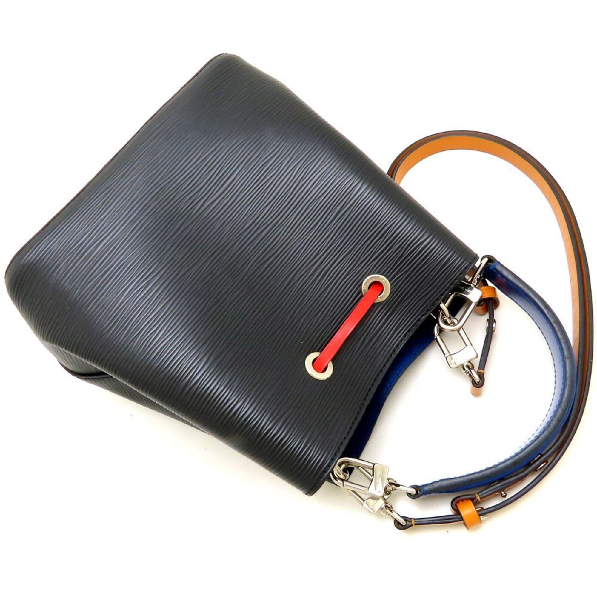 Louis Vuitton Noir Saffron Epi Leather Shoulder Bag (Pre-Owned)