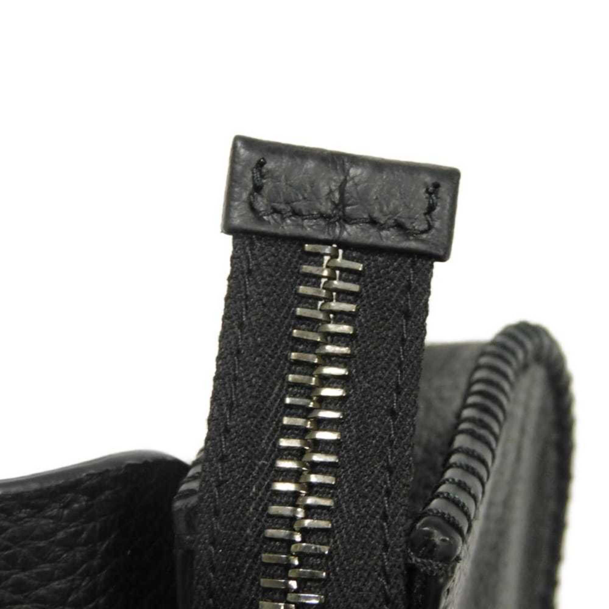 Christian Dior Black Leather Handbag Pouch (Pre-Owned)