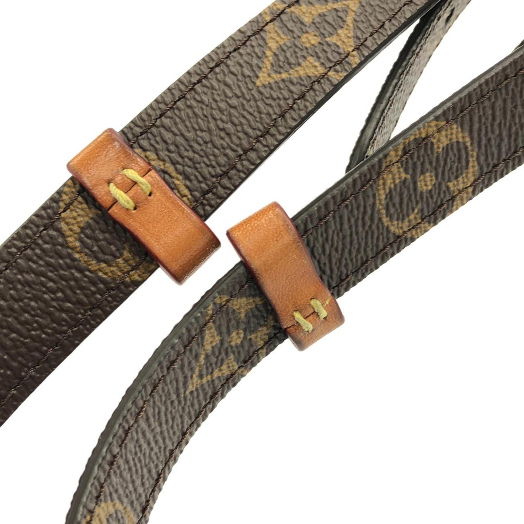 Louis Vuitton Marron Coated Canvas Backpack (Pre-Owned)