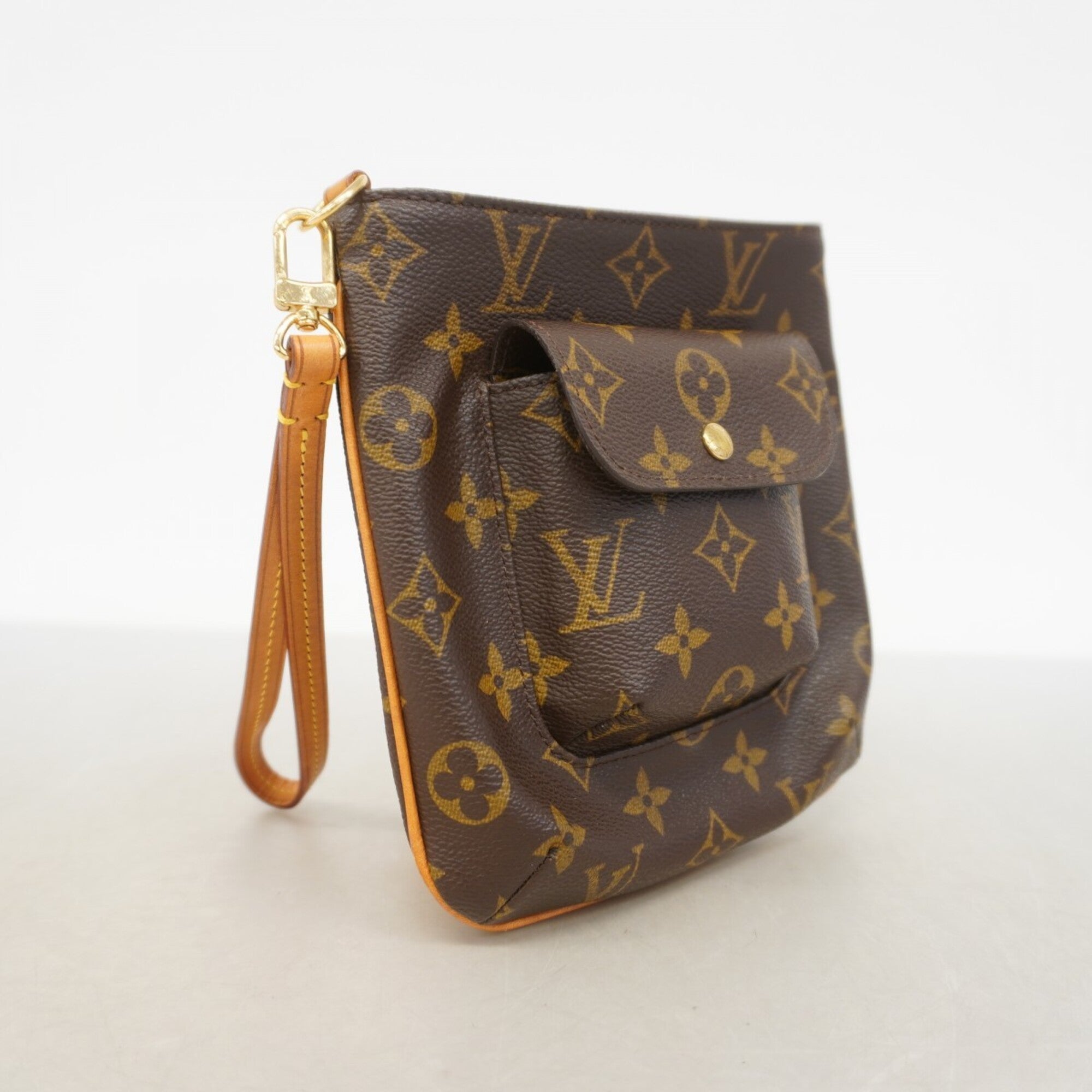 Louis Vuitton Brown Pouch (Pre-Owned)