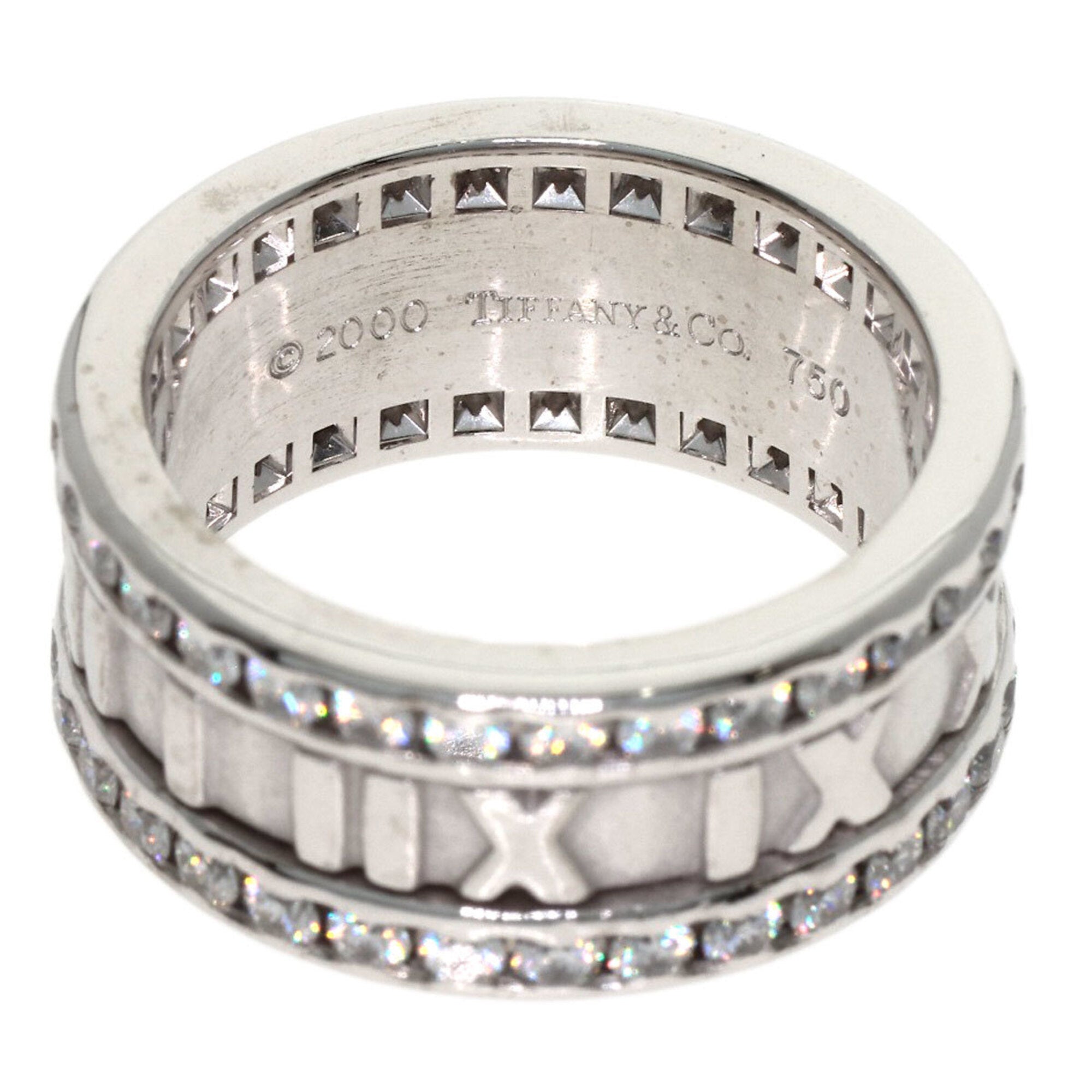 Tiffany White Gold (18K) Band Ring (Pre-Owned)