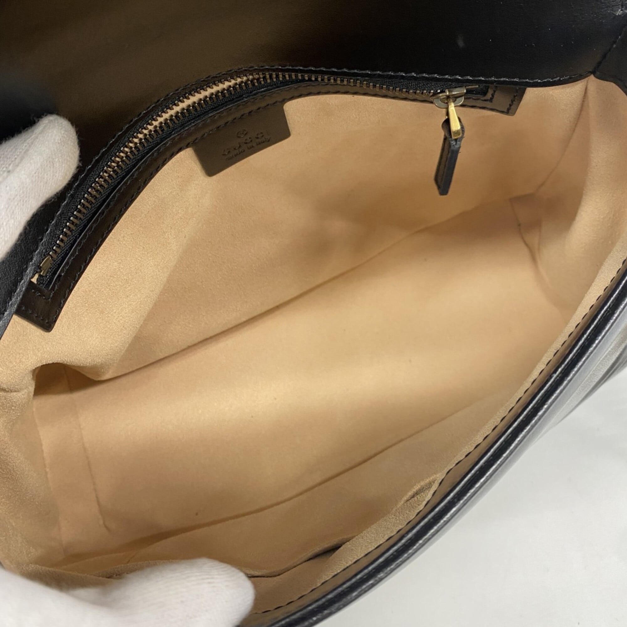 Gucci Black Leather Handbag (Pre-Owned)