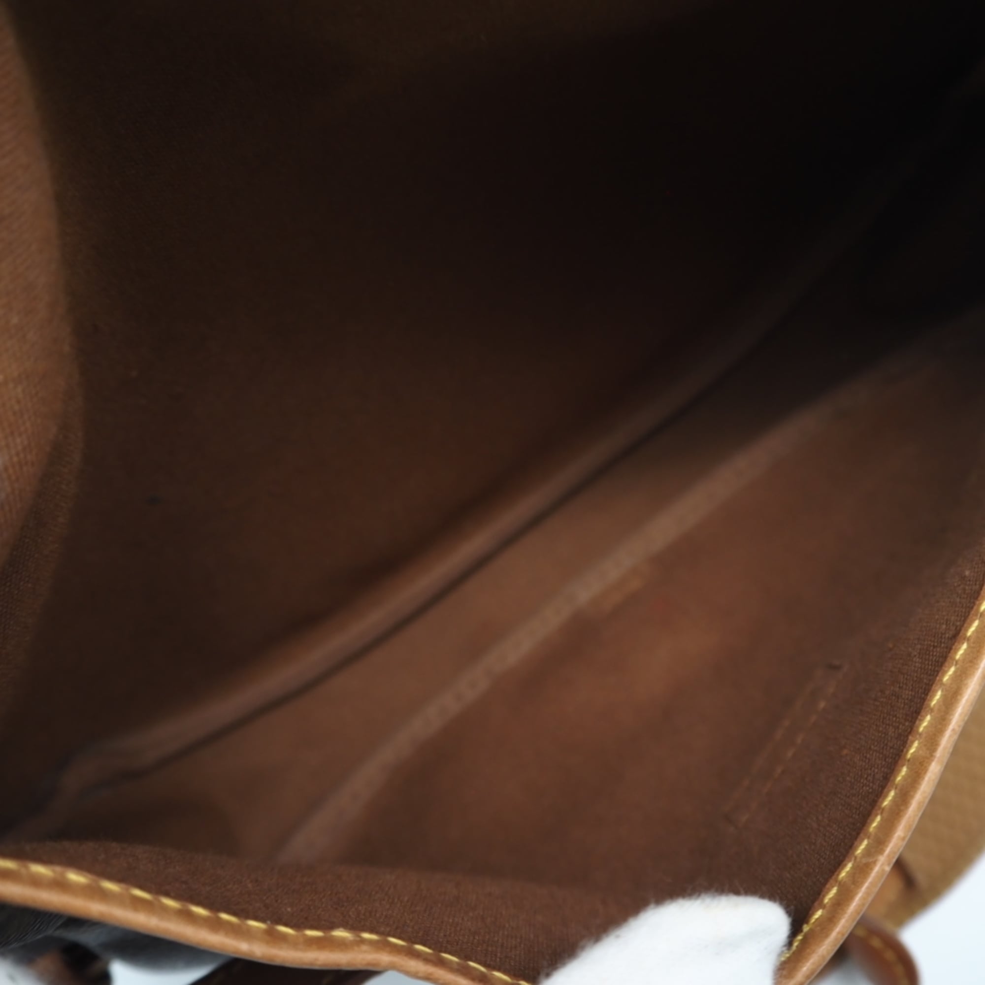 Louis Vuitton Monogram Brown Coated Canvas Leather Shoulder Bag (Pre-Owned)