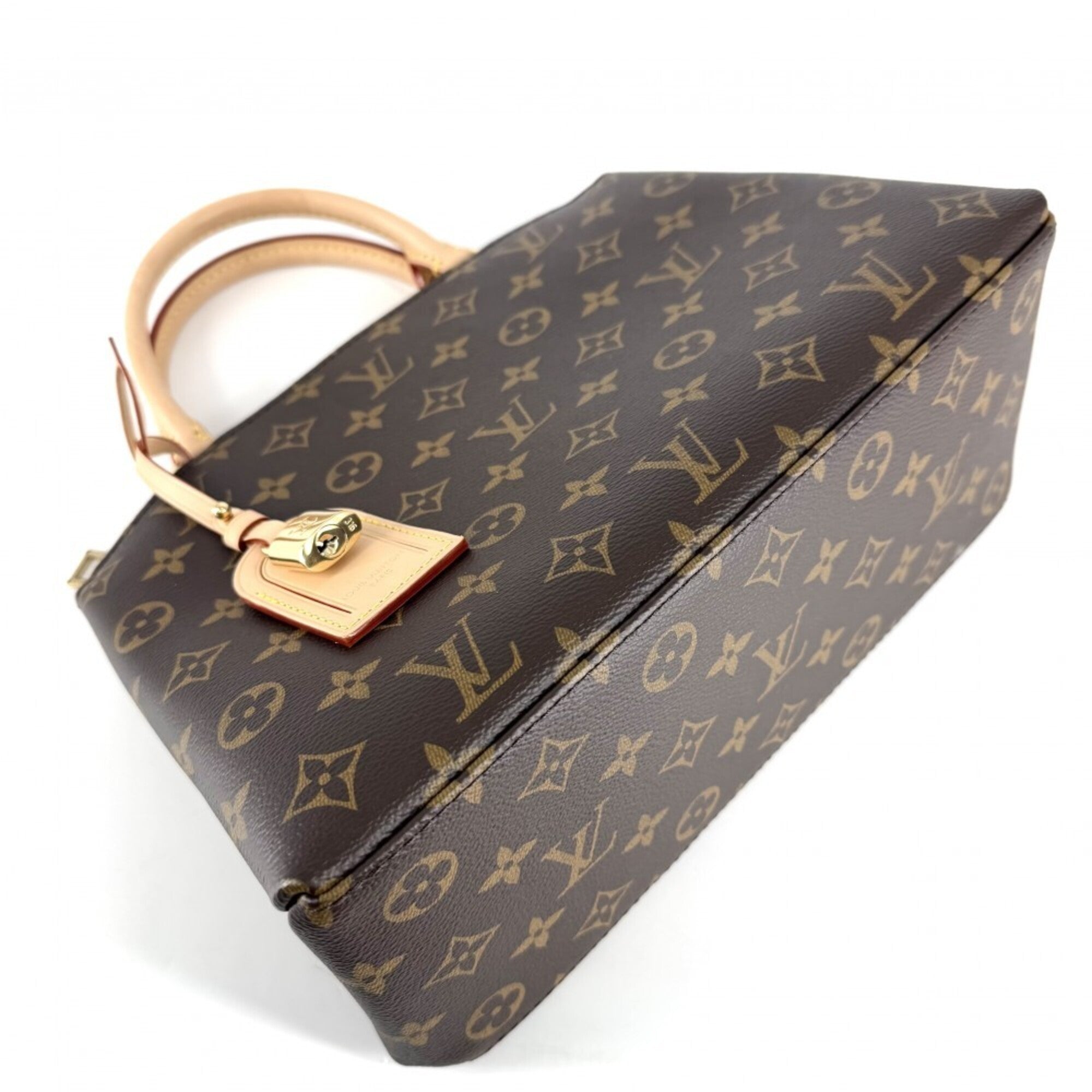 Louis Vuitton Brown Monogram Canvas Handbag Shoulder Bag (Pre-Owned)