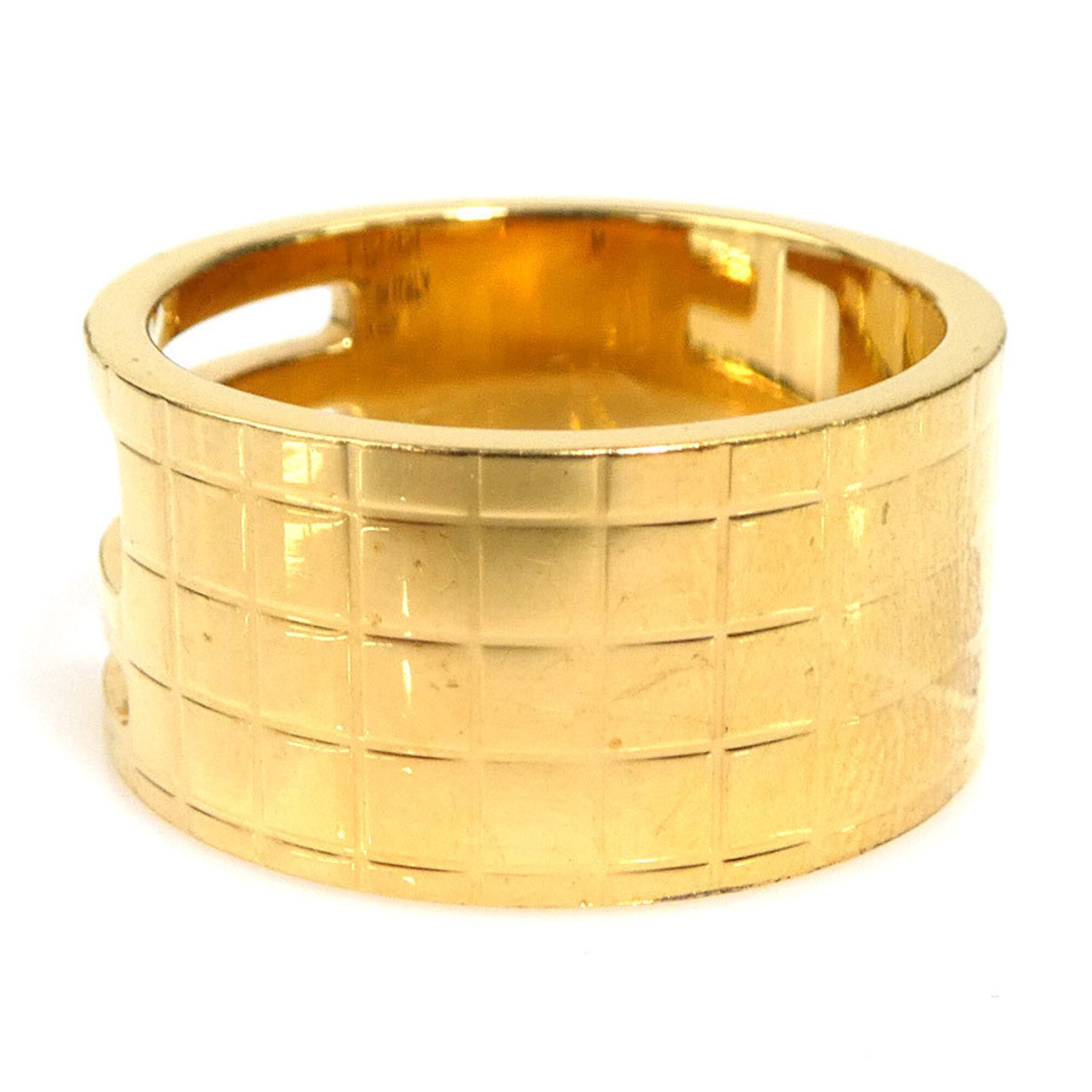 Fendi Gold Metal Band Ring (Pre-Owned)