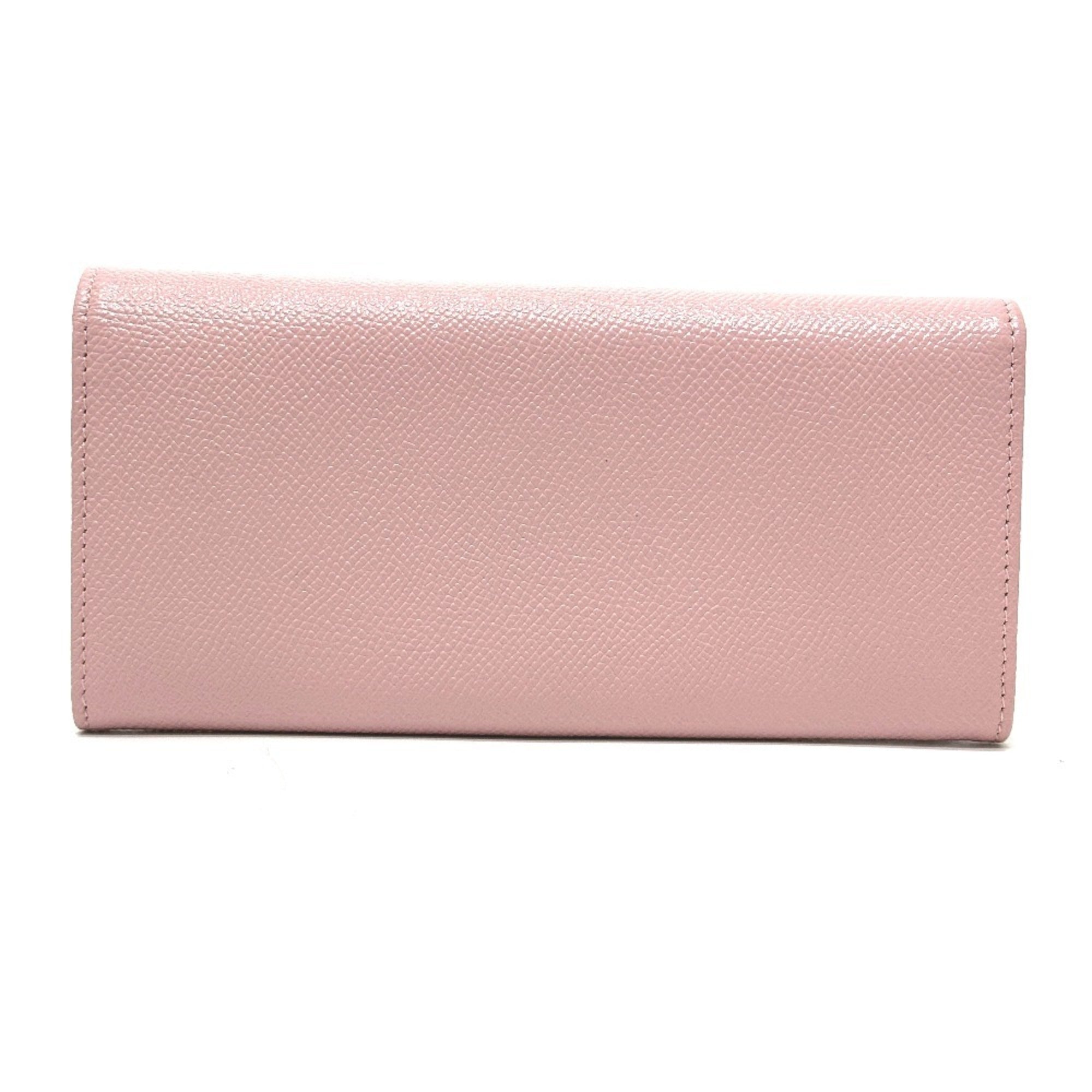 Bvlgari Pink Leather Coin Purse/Coin Case (Pre-Owned)