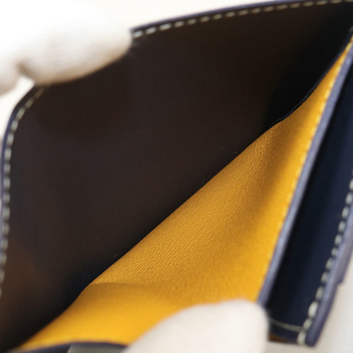 Goyard Navy Canvas Wallet (Bi-Fold) (Pre-Owned)