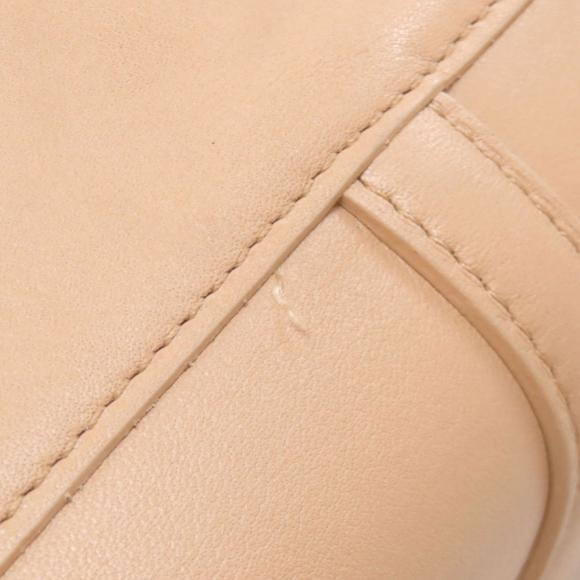 Cartier Beige Leather Tote Bag (Pre-Owned)