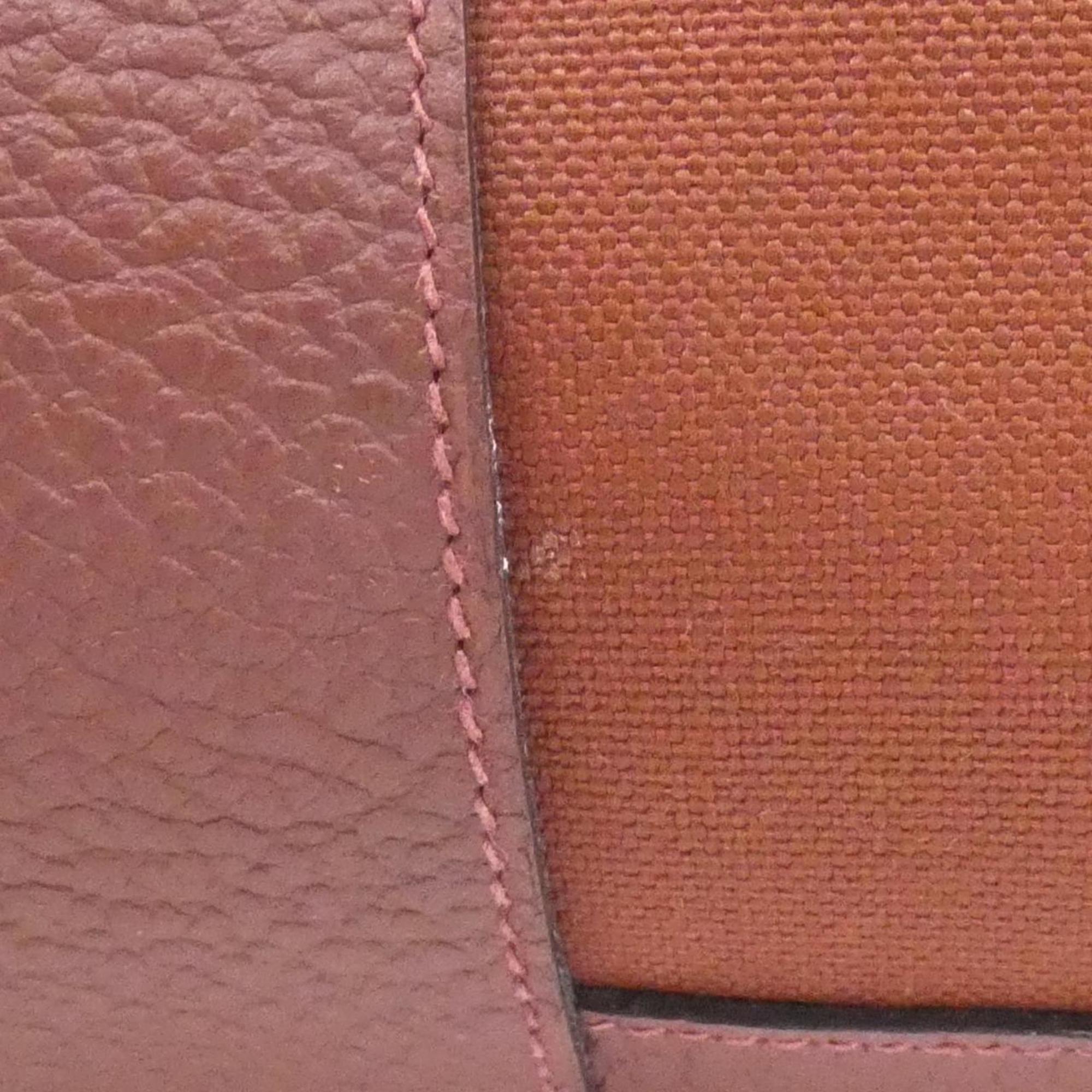 Hermes Rouge H Country Leather Handbag (Pre-Owned)