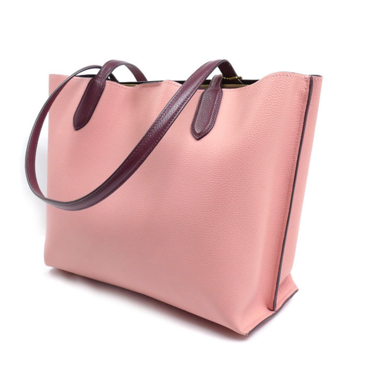 Coach Pink Leather Tote Bag (Pre-Owned)