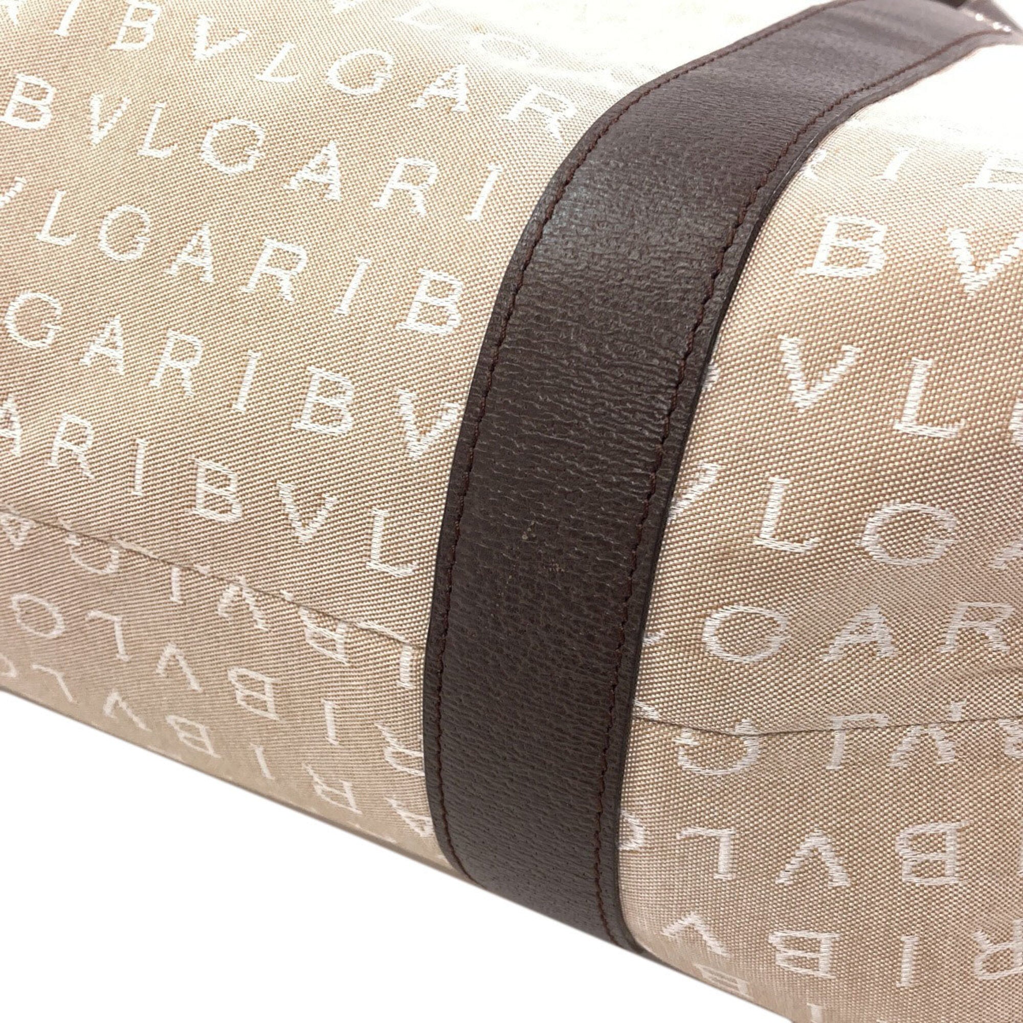 Bvlgari Beige Canvas Tote Bag (Pre-Owned)