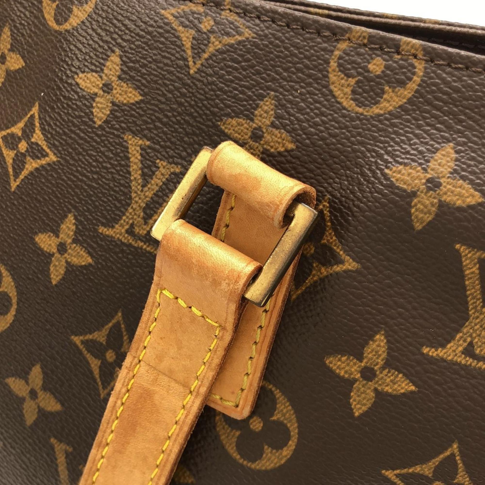 Louis Vuitton Marron Coated Canvas Handbag (Pre-Owned)
