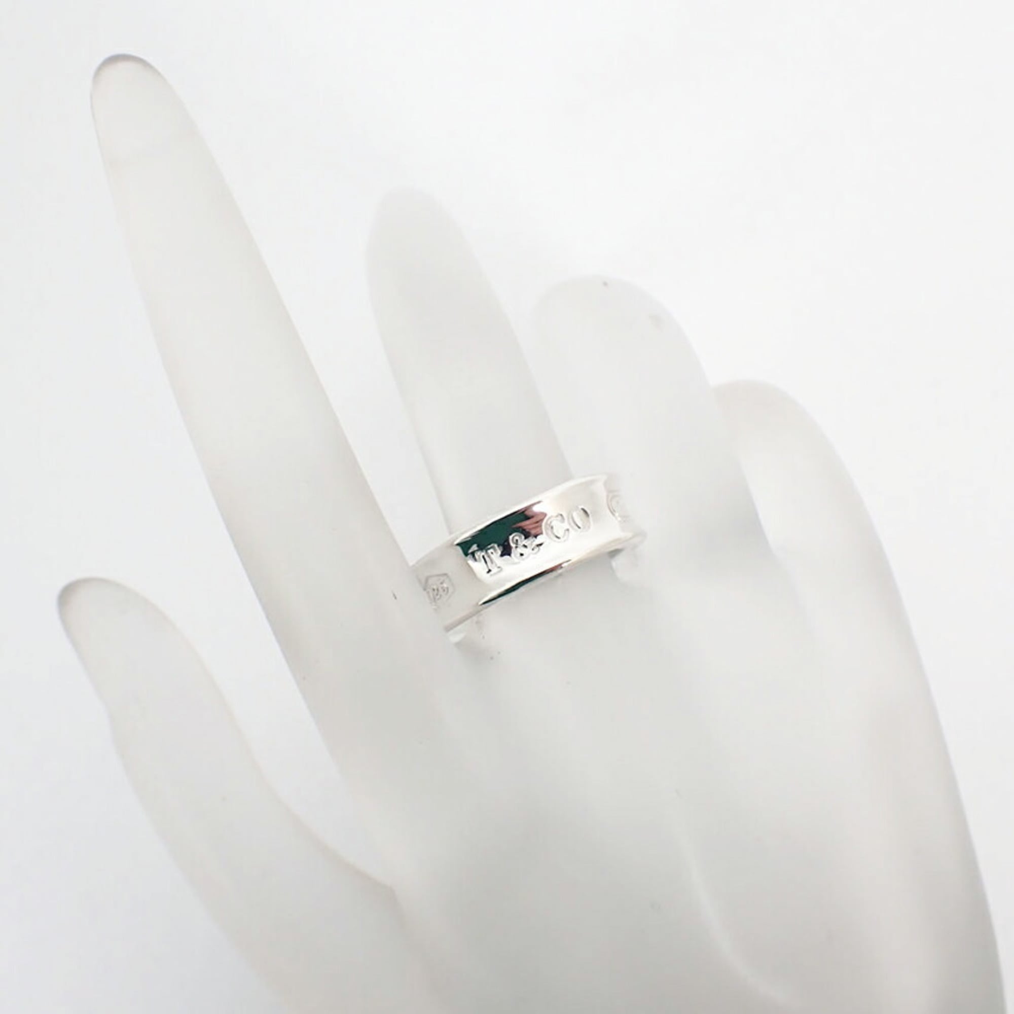 Tiffany Sterling Silver 925 Band Ring (Pre-Owned)