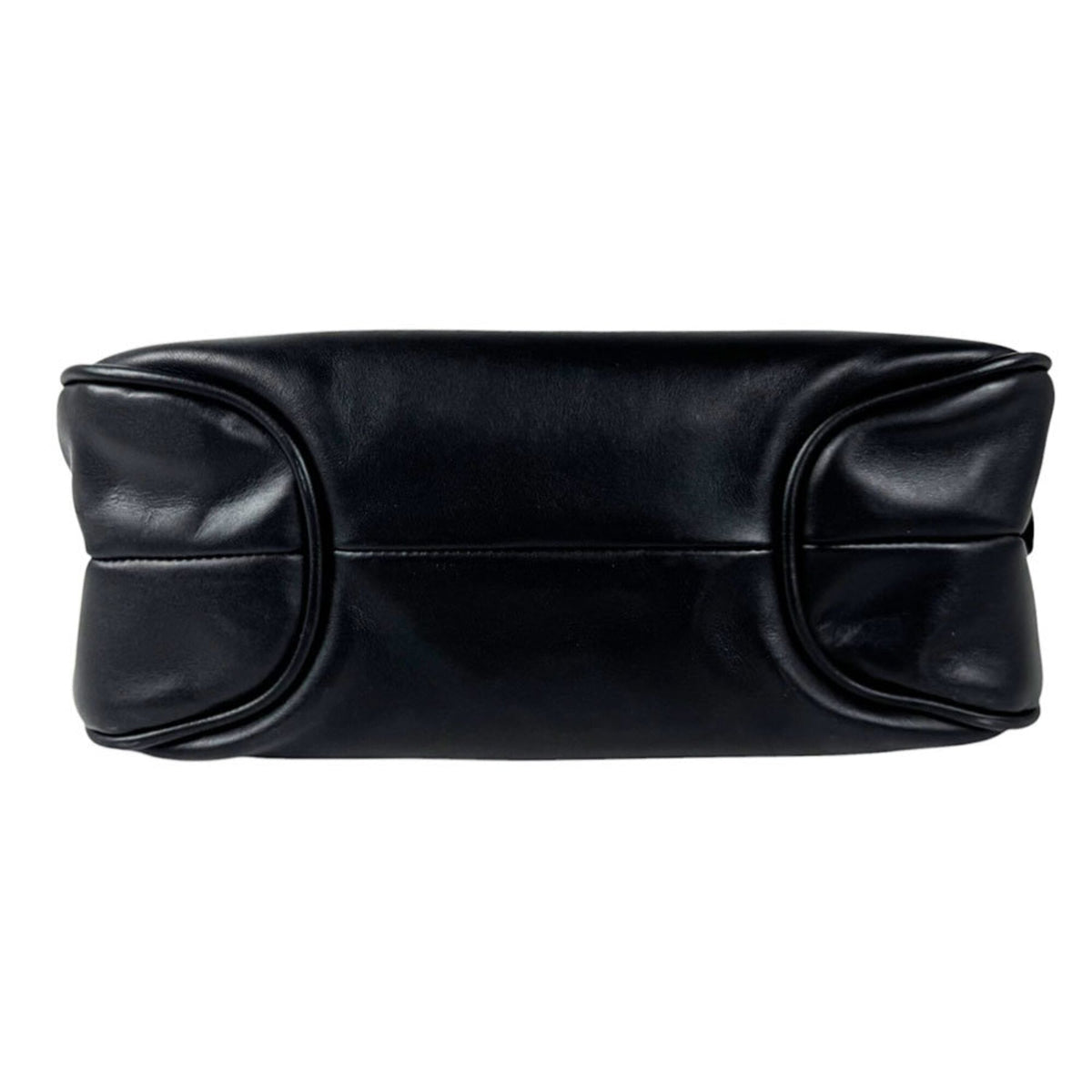 Bottega Veneta Black Leather Shoulder Bag (Pre-Owned)