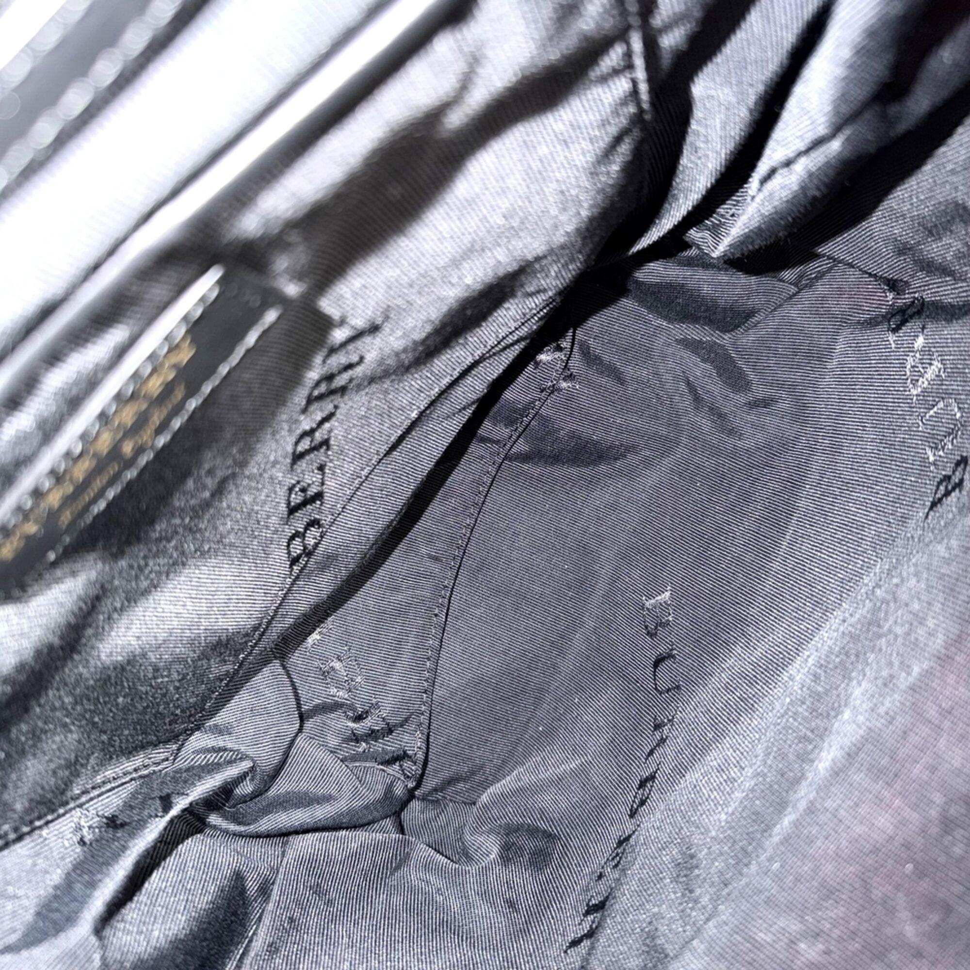 Burberry Black Pink Nylon Leather Backpack (Pre-Owned)