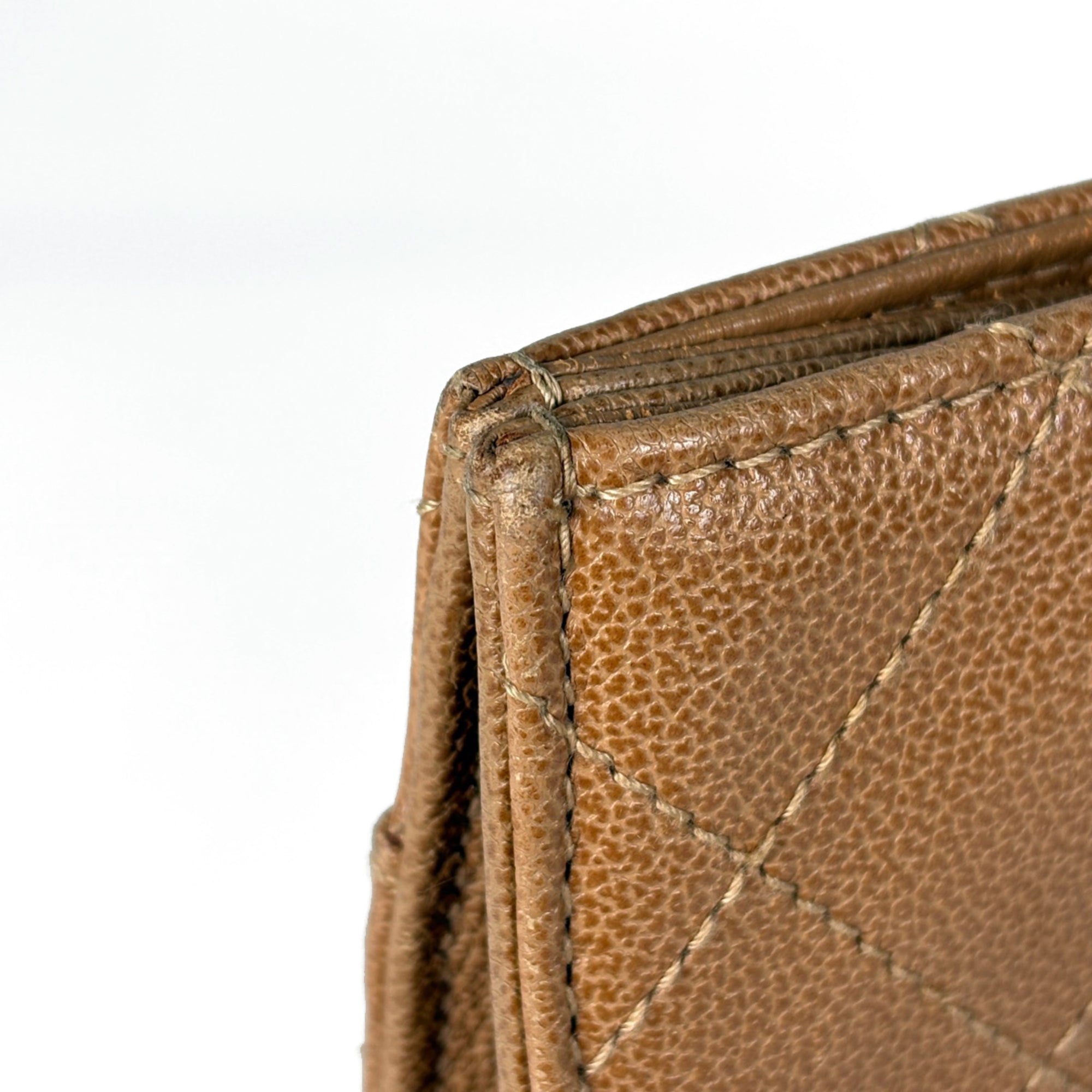 Chanel Camel Grained Calfskin Tote Bag (Pre-Owned)