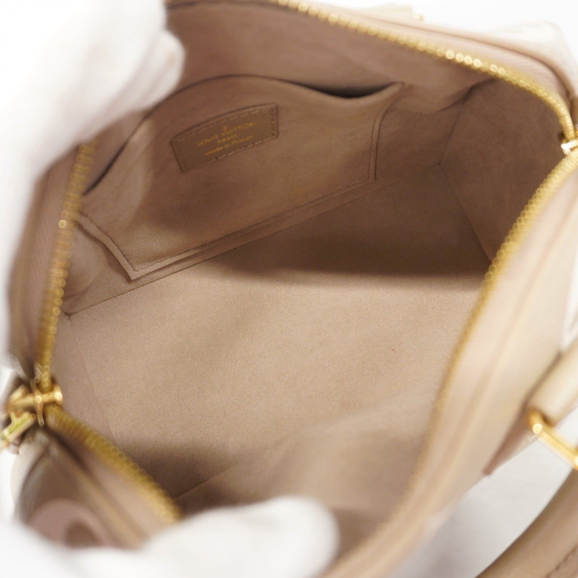 Louis Vuitton Cream Tourterelle Handbag (Pre-Owned)