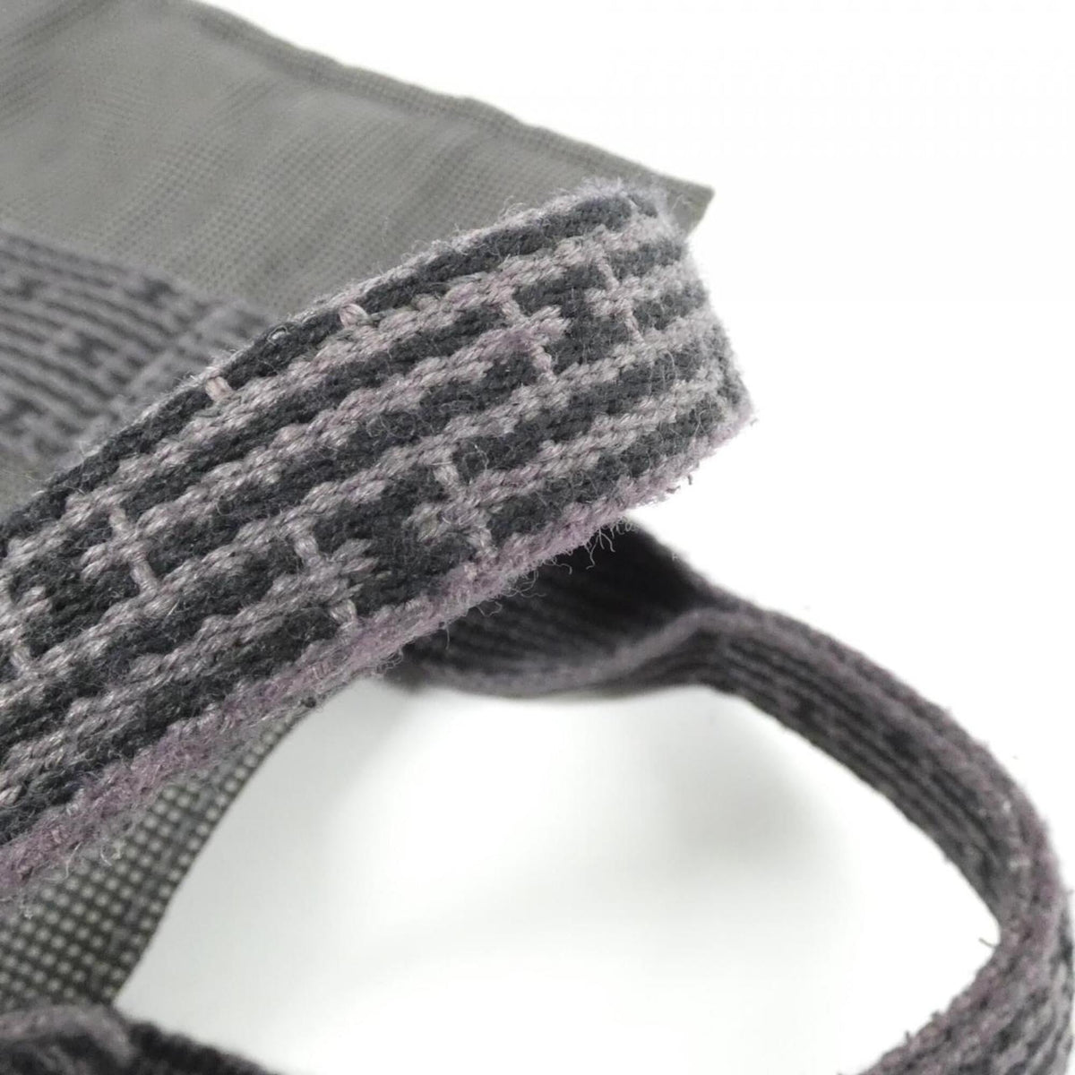 Hermes Black Canvas Handbag (Pre-Owned)