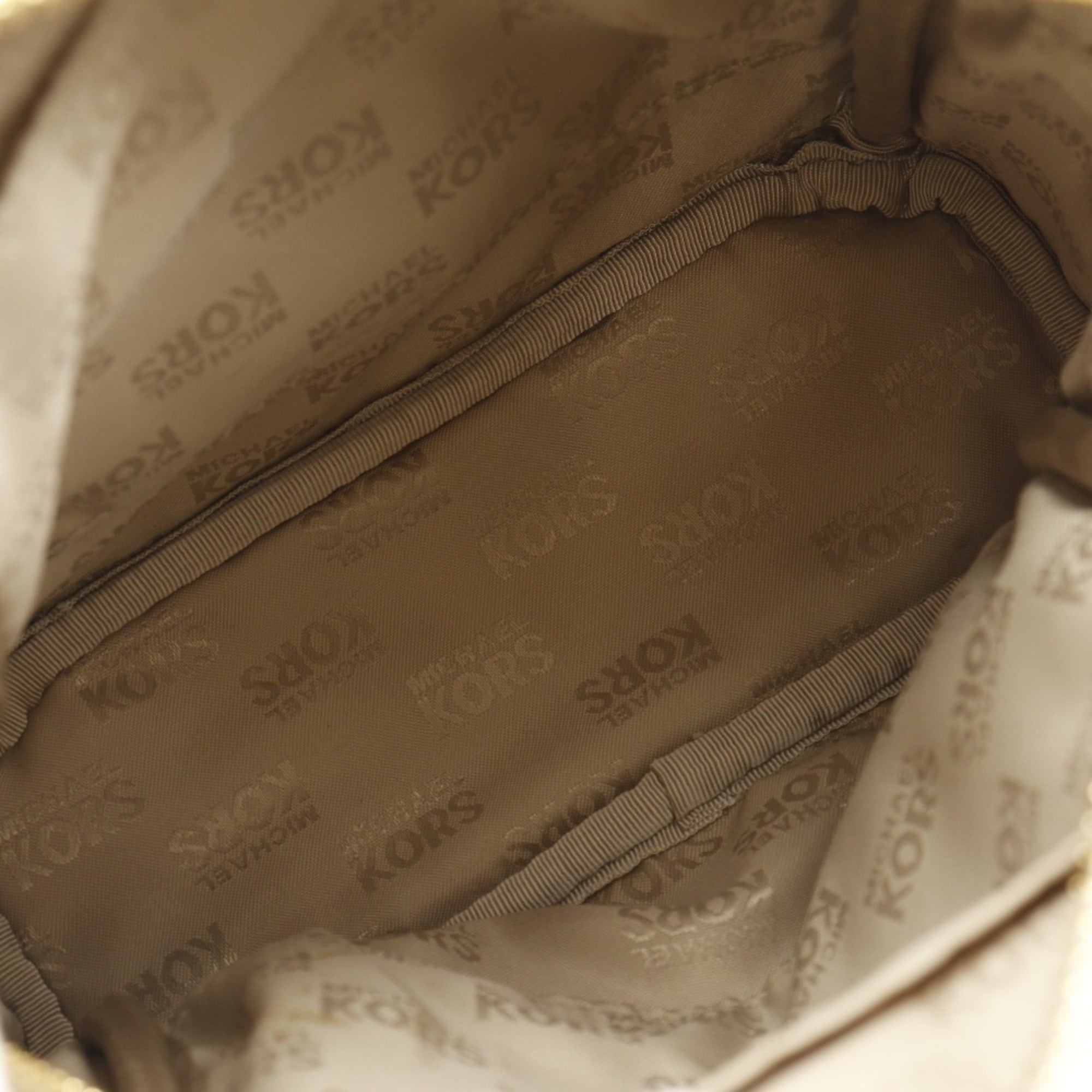 Michael Kors White Pvc Backpack (Pre-Owned)